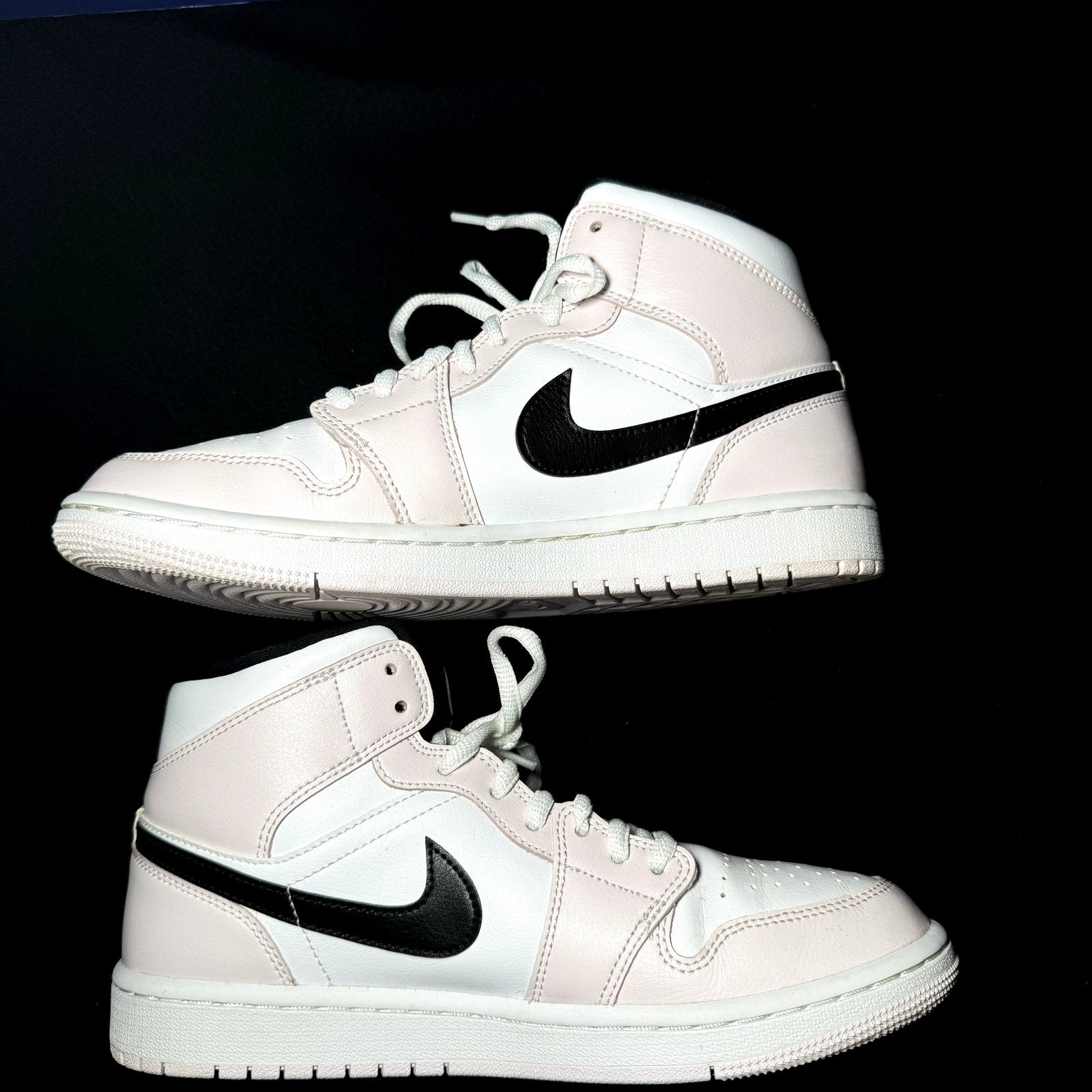 Air Jordan 1 Mid Barely Rose Women's Shoes - Size 8.5