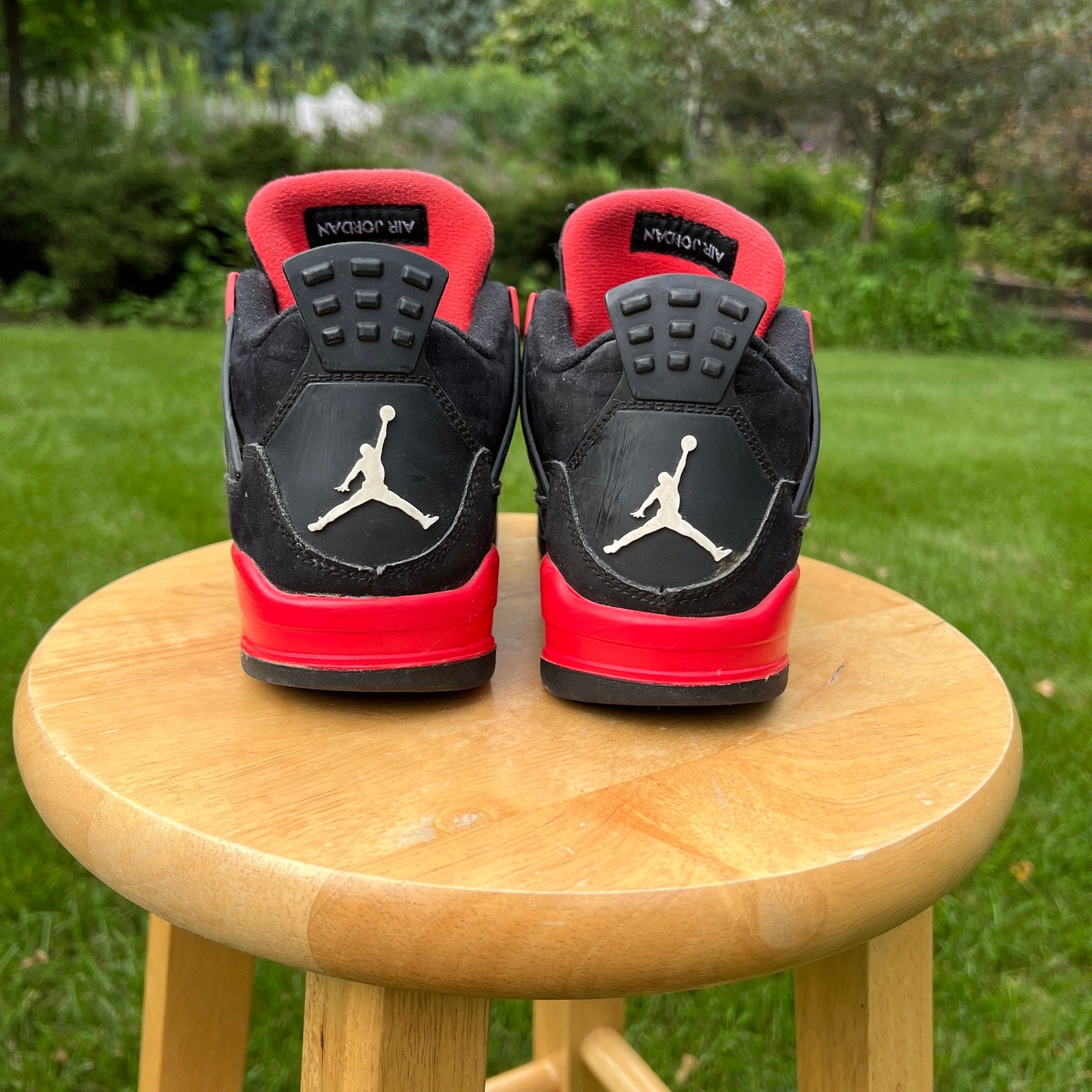 Air Jordan 4 Retro GS Red Thunder Kids Shoes - Size 5