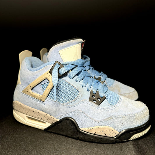 Air Jordan 4 Retro GS University Blue 2021 Kids Shoes - Size 4