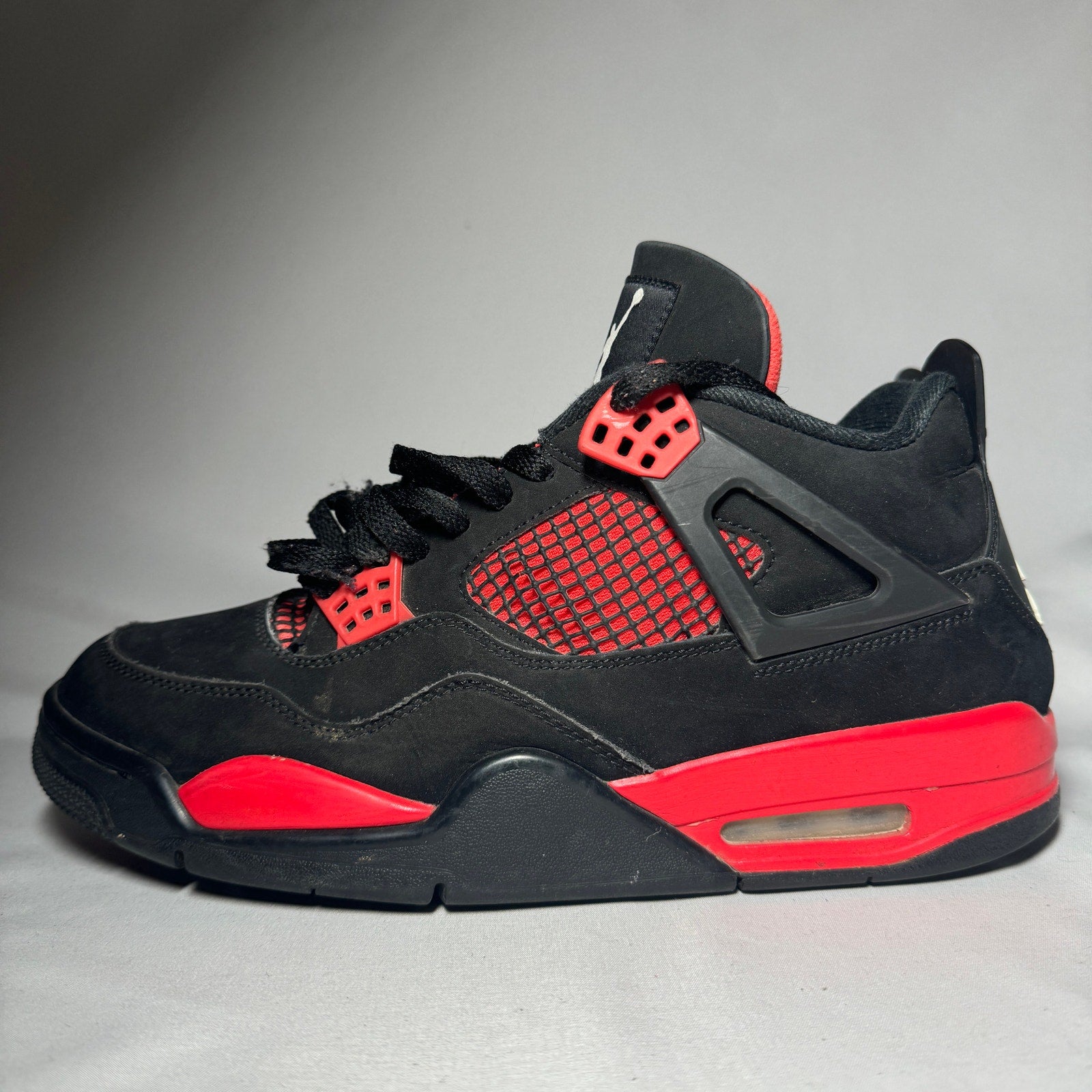 Air Jordan 4 Retro Red Thunder Men's Shoes - Size 10