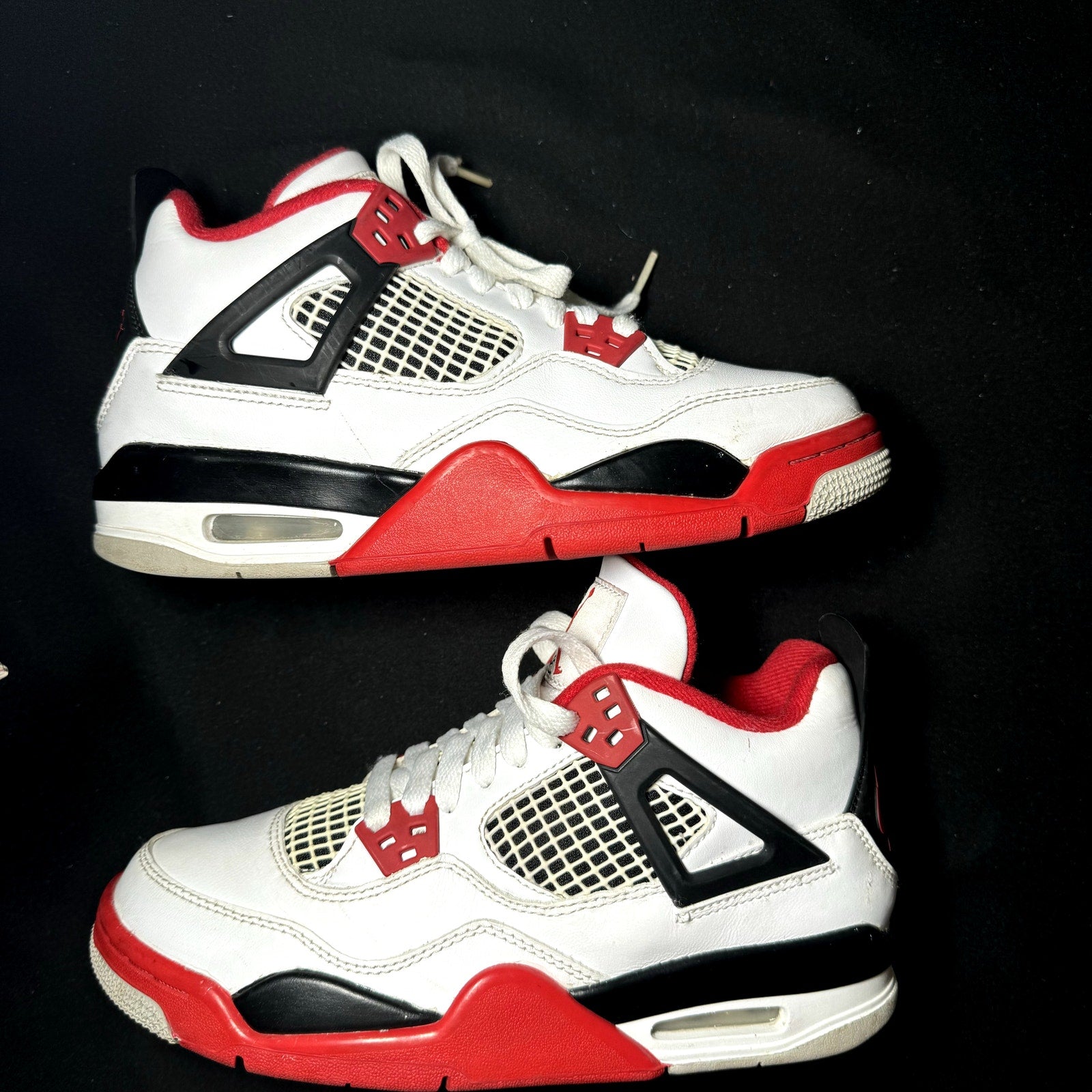 Air Jordan 4 Retro OG GS Fire Red 2020 Kids Shoes - Size 4.5