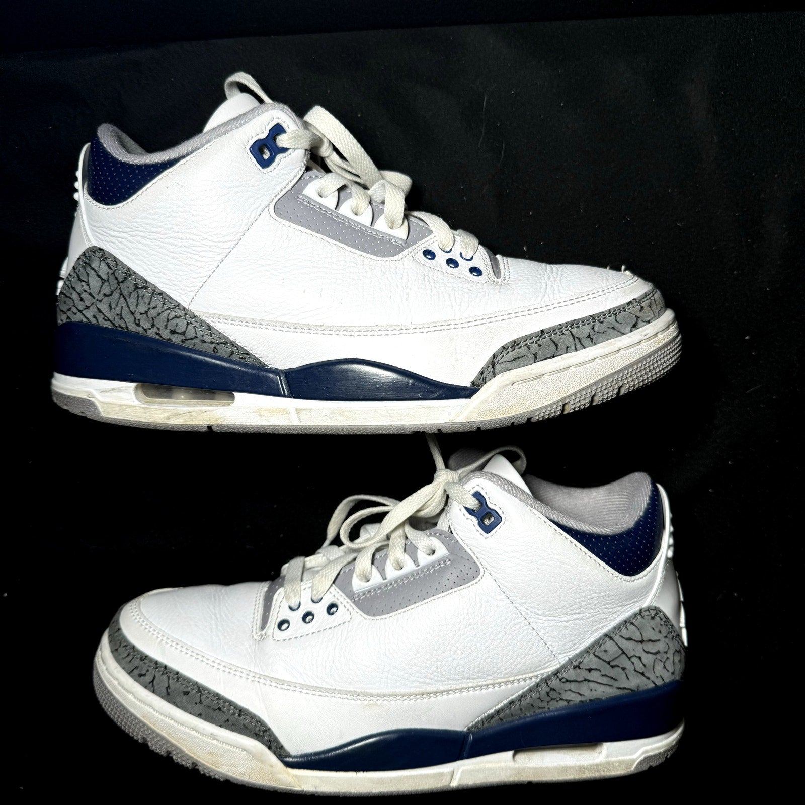 Air Jordan 3 Retro Midnight Navy Men's Shoes - Size 8.5