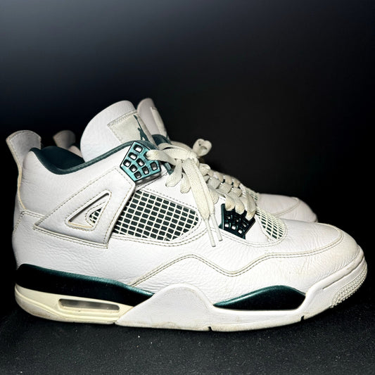 Air Jordan 4 Retro Oxidized Green Men's Shoes - Size 10