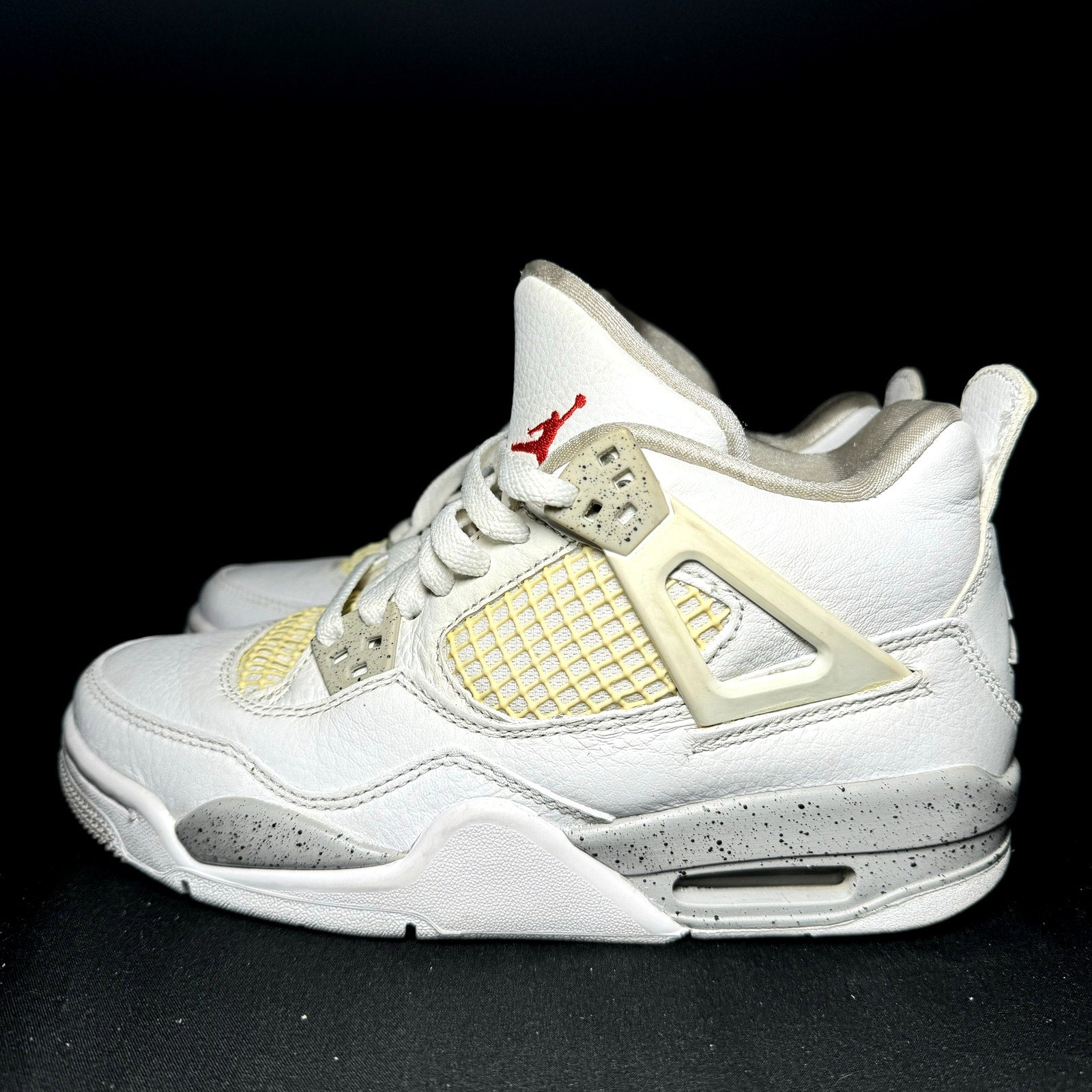 Air Jordan 4 Retro GS White Oreo Kids Shoes - Size 4