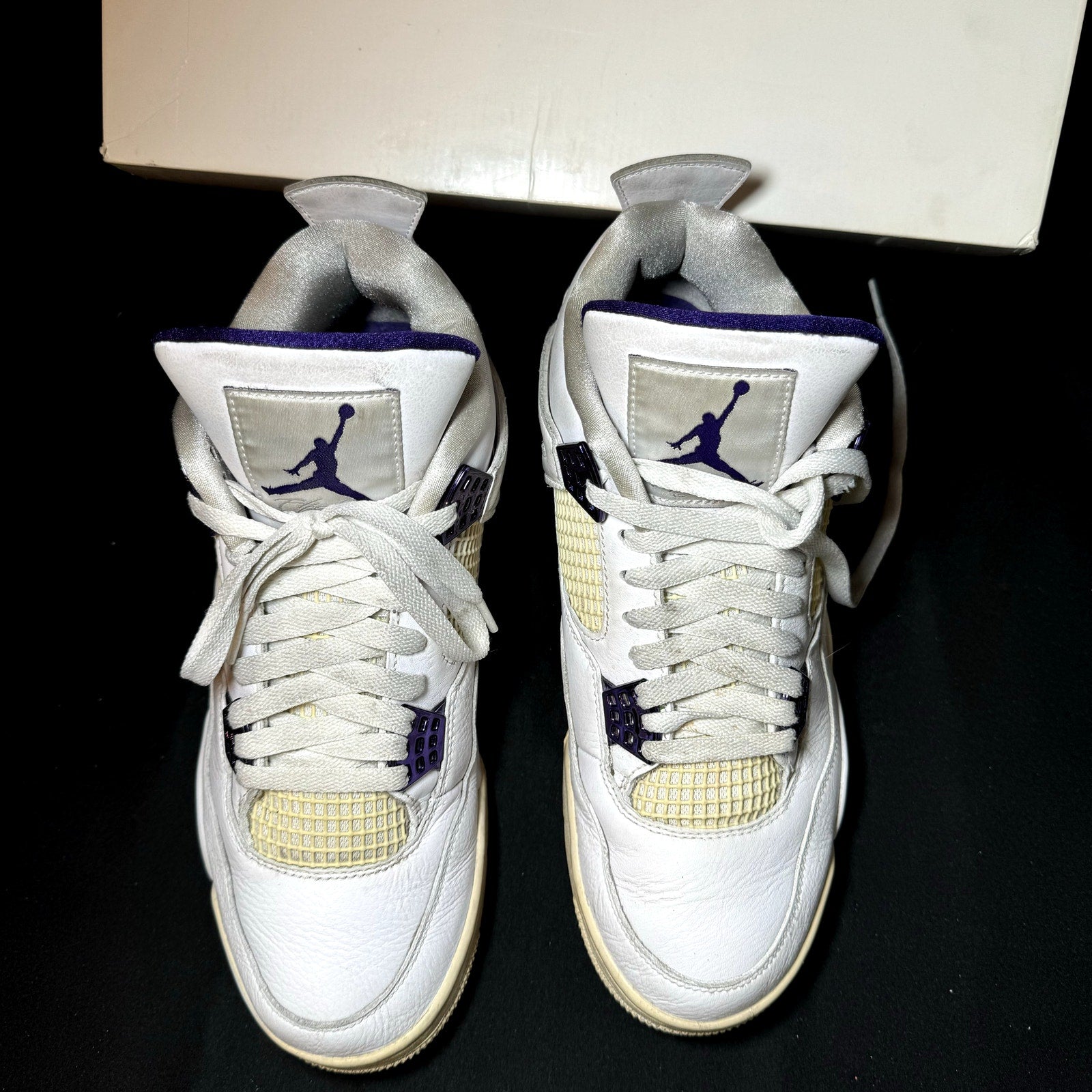 Air Jordan 4 Retro Purple Metallic 2020 Men's Shoes - Size 10