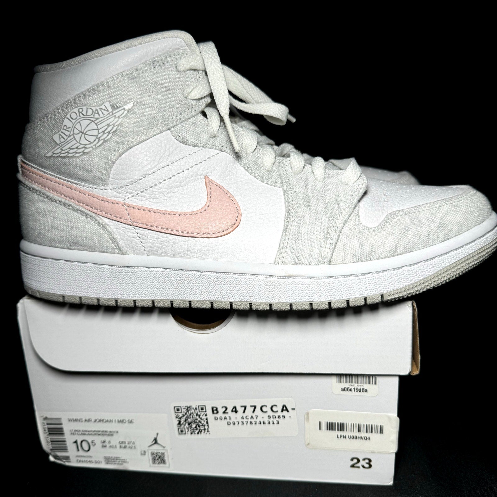 Air Jordan 1 Mid SE Iron Ore 2022 Women's Shoes  - Size 10.5