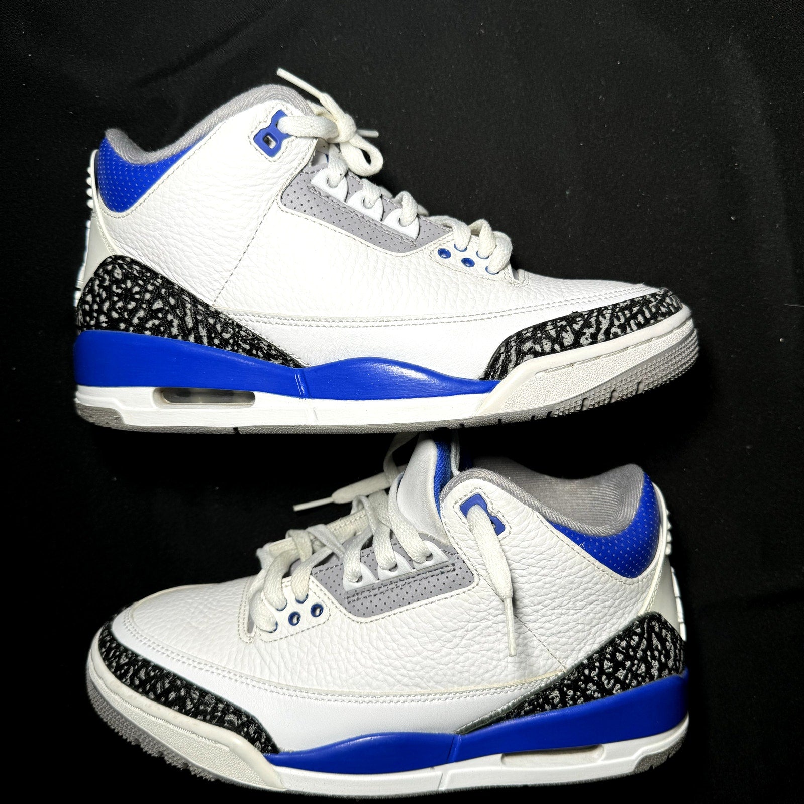 Air Jordan 3 Retro Racer Blue Men's Shoes - Size 7