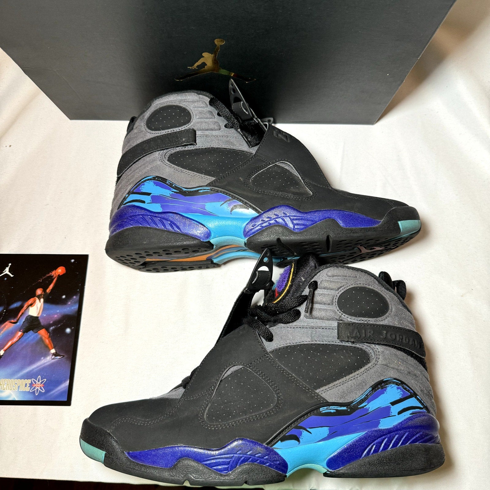 Air Jordan 8 Retro Aqua 2015 Men's Shoes - Size 10