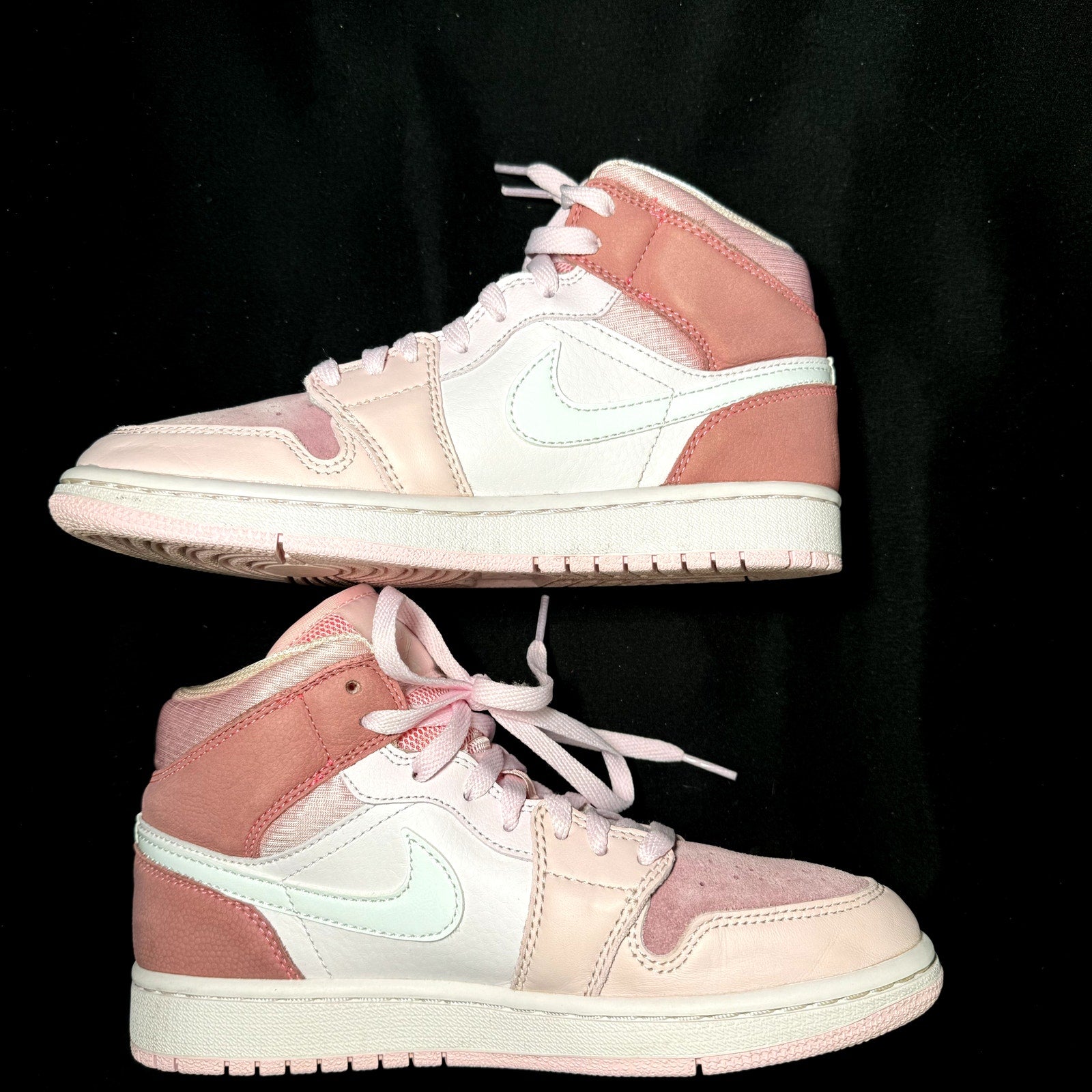 Air Jordan 1 Mid Digital Pink Women's Shoes - Size 7.5