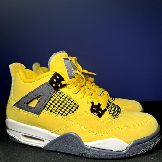 Air Jordan 4 Retro GS Lightning 2021 Kids Shoes - Size 5.5