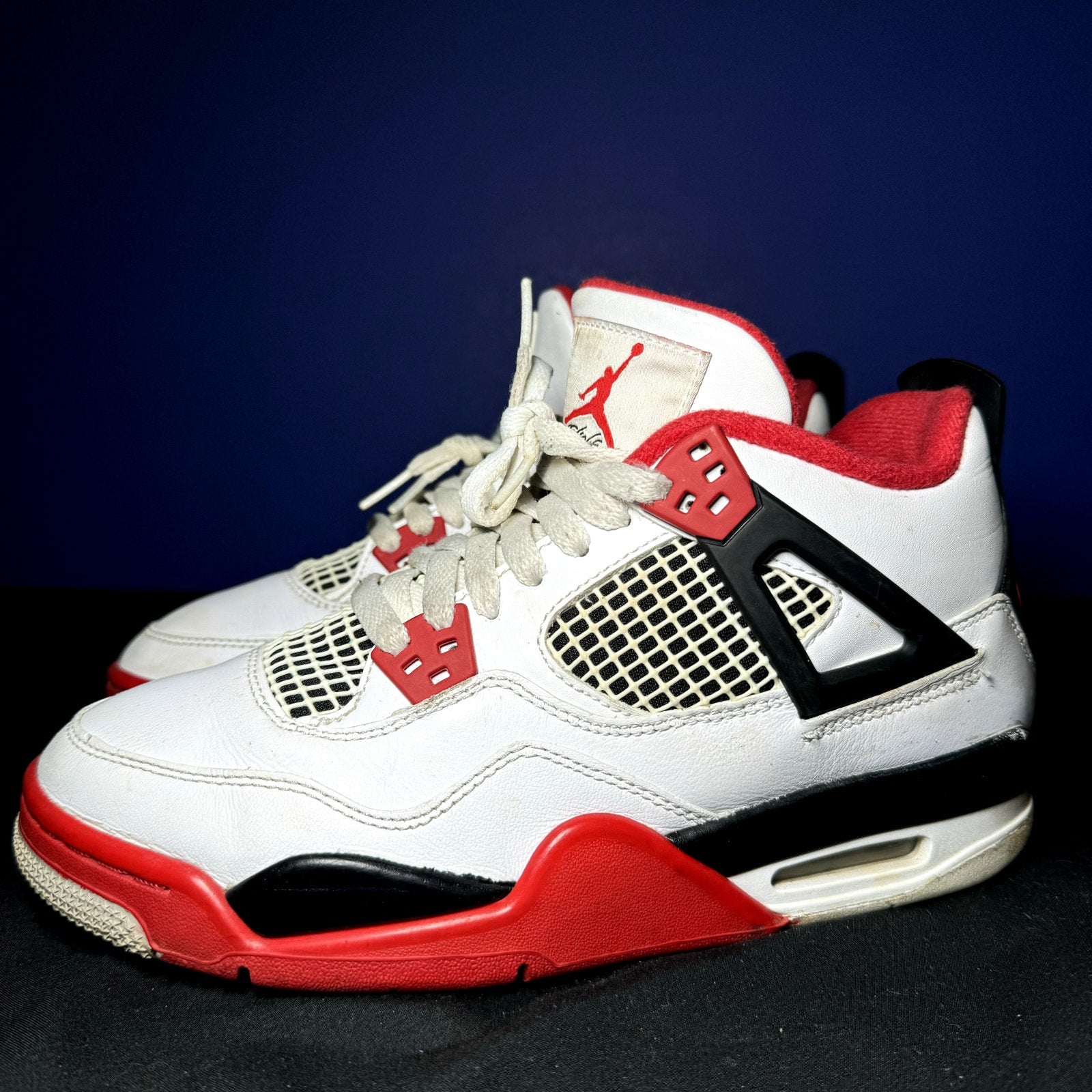 Air Jordan 4 Retro OG GS Fire Red 2020 Kids Shoes - Size 6.5