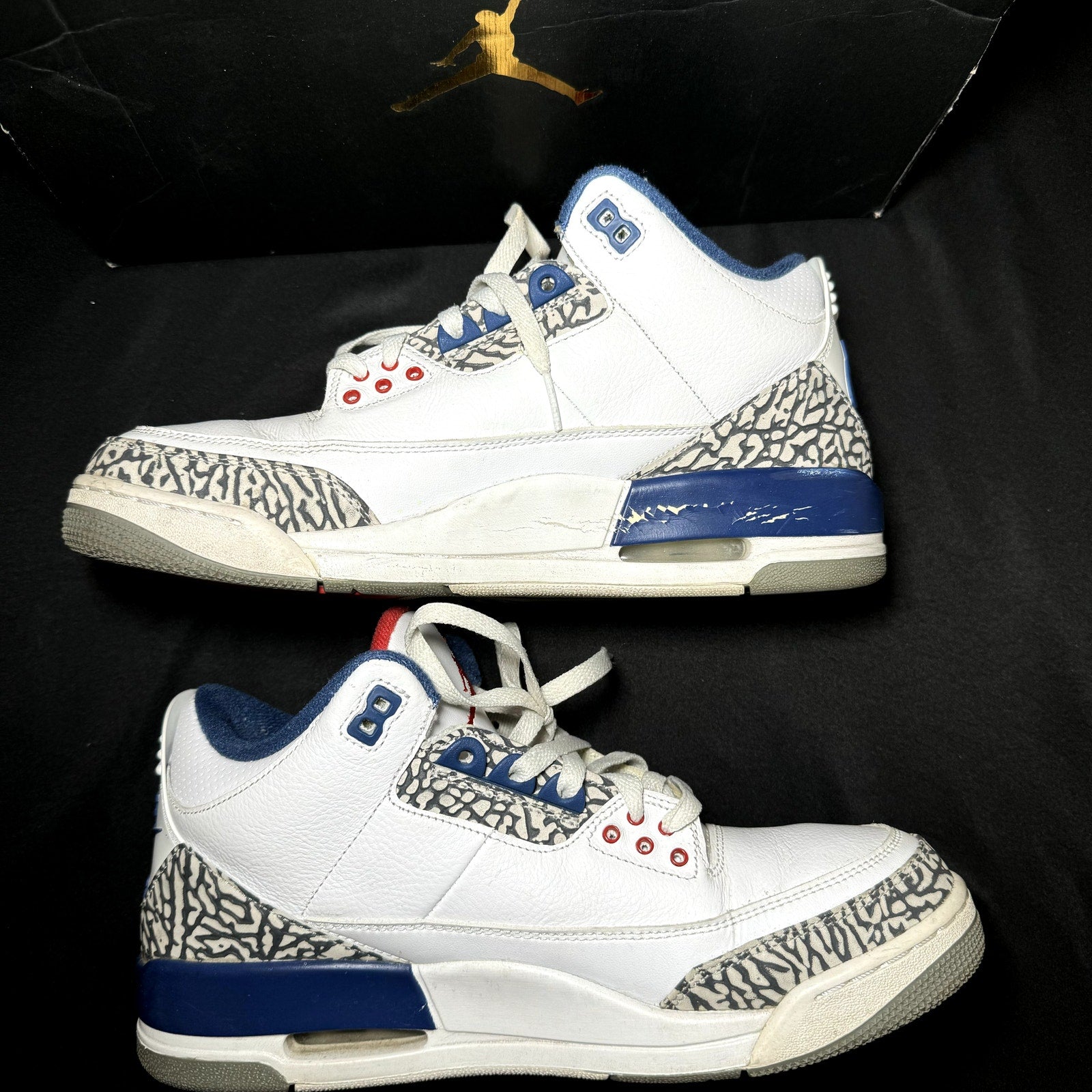 Air Jordan 3 Retro OG True Blue 2016 Men's Shoes - Size 10