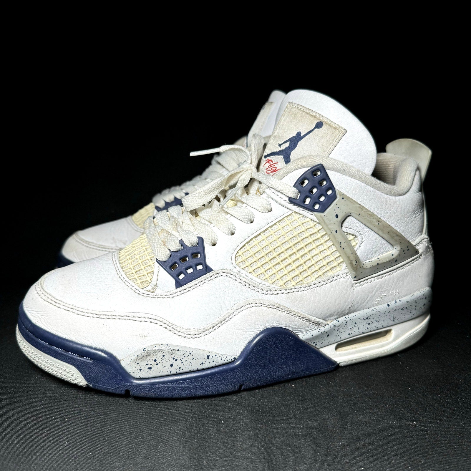 Air Jordan 4 Retro Midnight Navy 2022 Men's Shoes  - Size 7