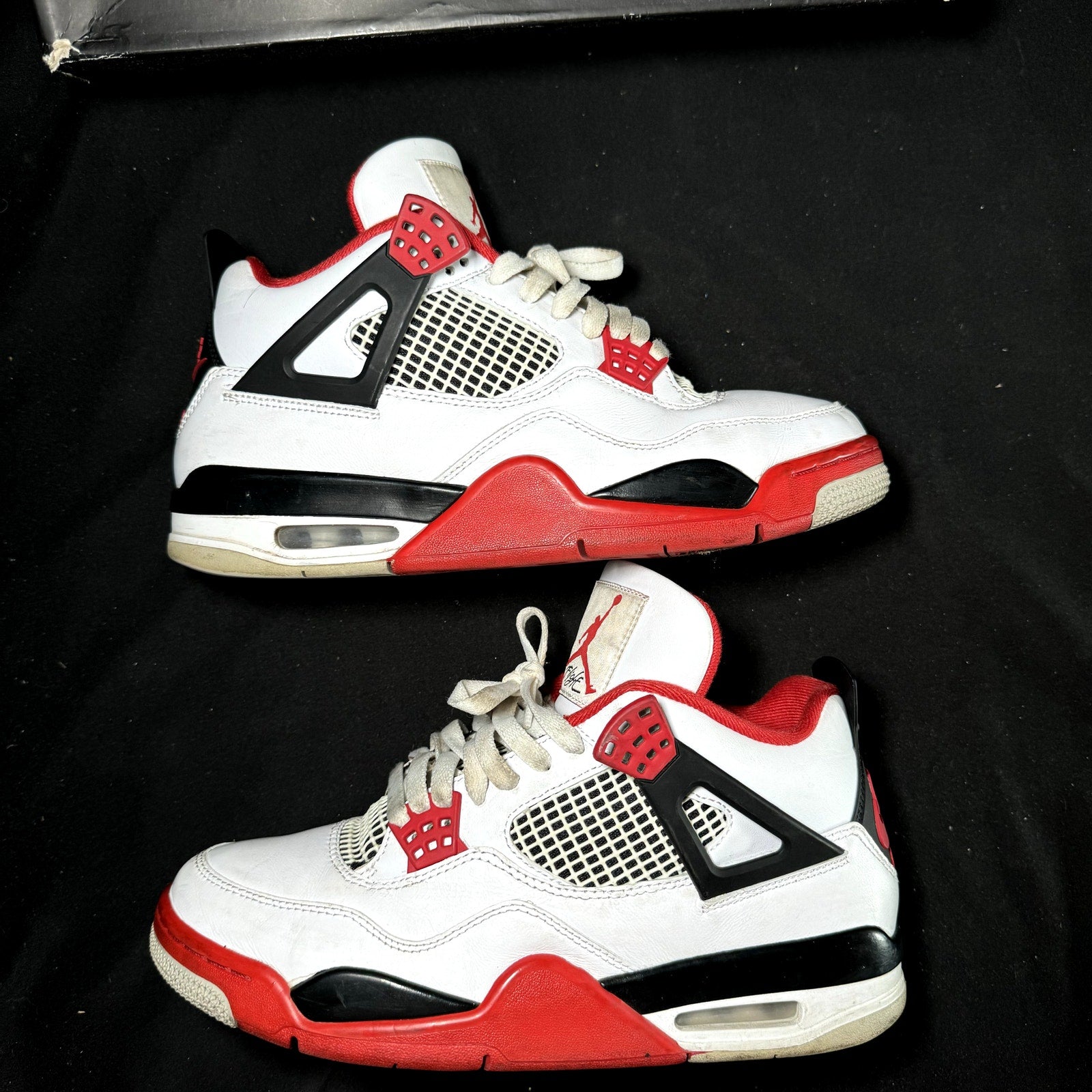 Air Jordan 4 Retro OG Fire Red 2020 Men's Shoes - Size 9