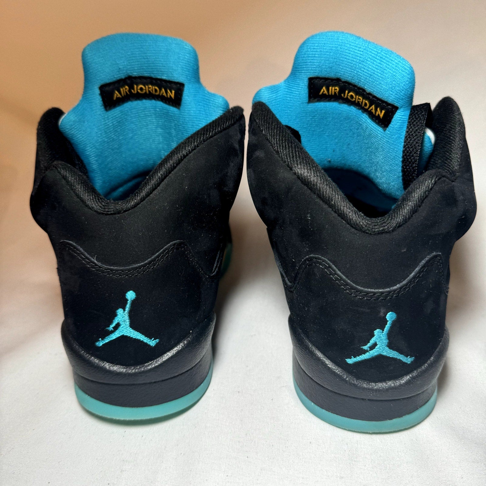 Air Jordan 5 Retro GS Aqua Kids Shoes  - Size 7