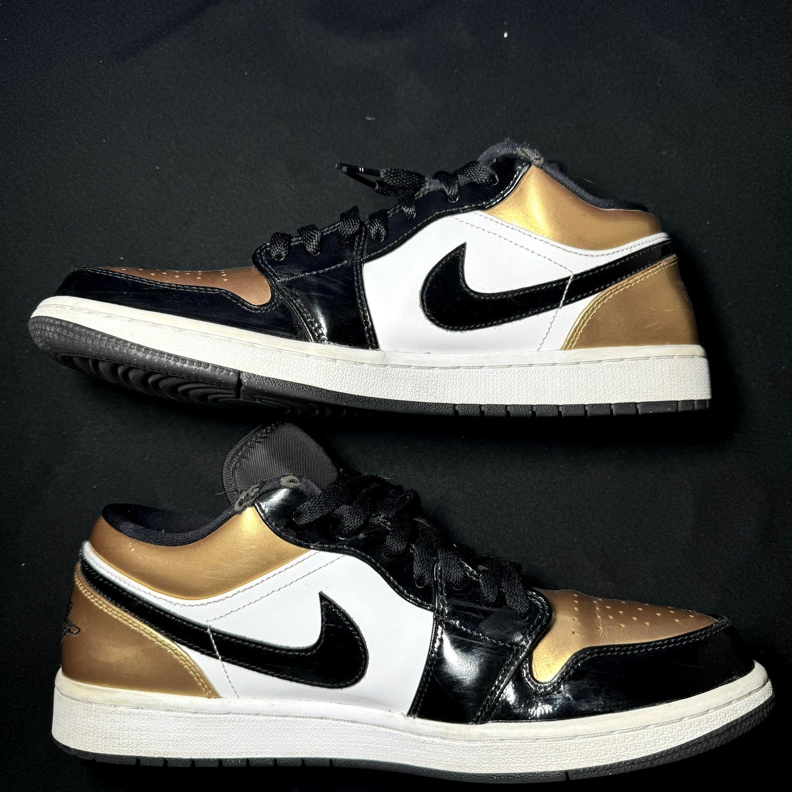 Air Jordan 1 Low Gold Toe Men's Shoes - Size 11