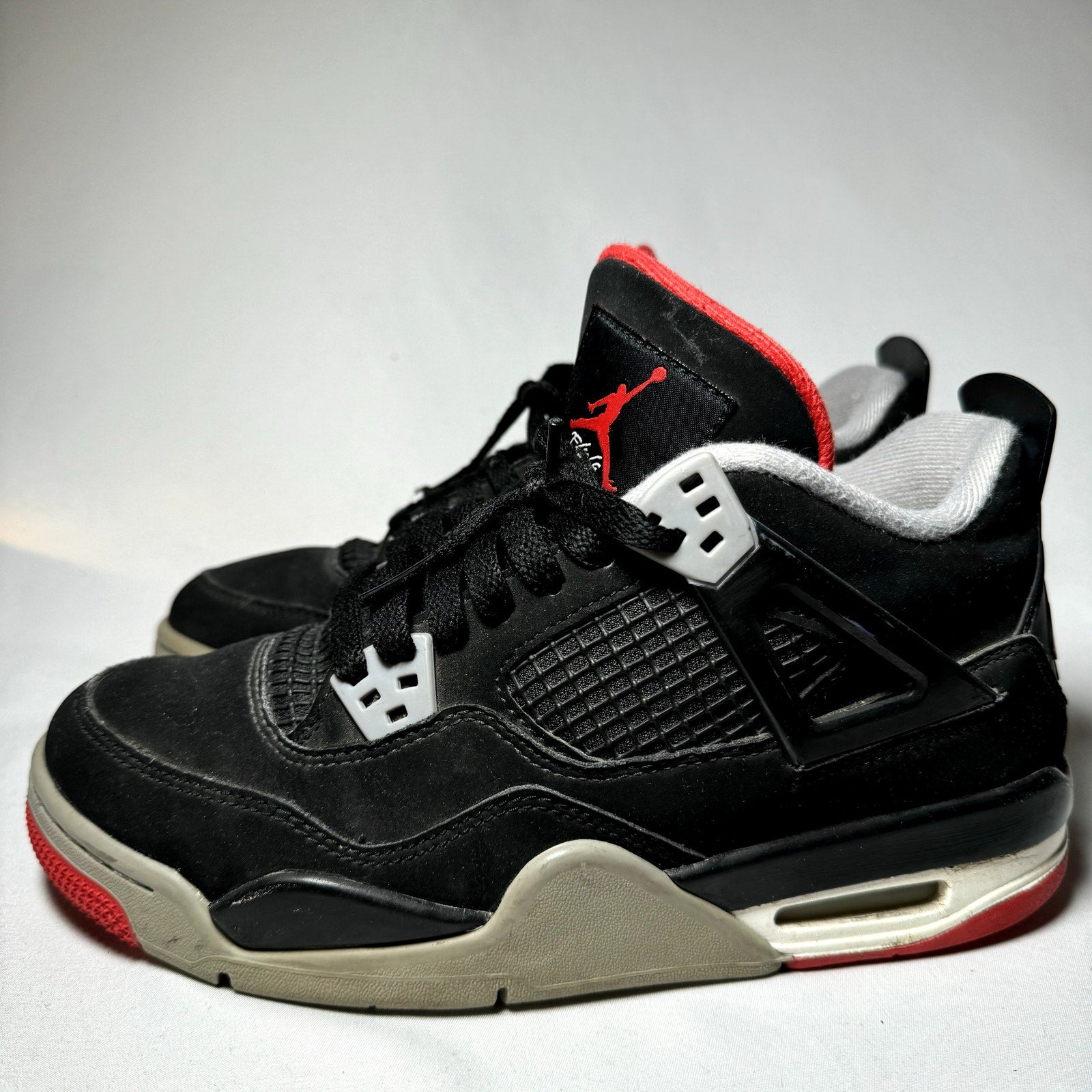 Air Jordan 4 Retro OG GS Bred 2019 Kids Shoes - Size 6