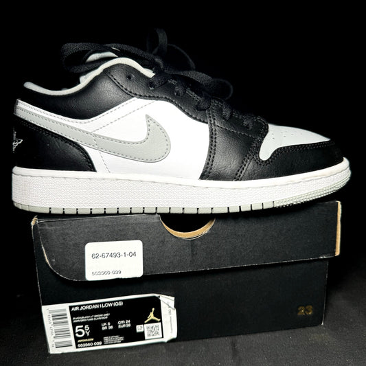 Air Jordan 1 Low GS Smoke Grey 2020 Kids Shoes - Size 5.5