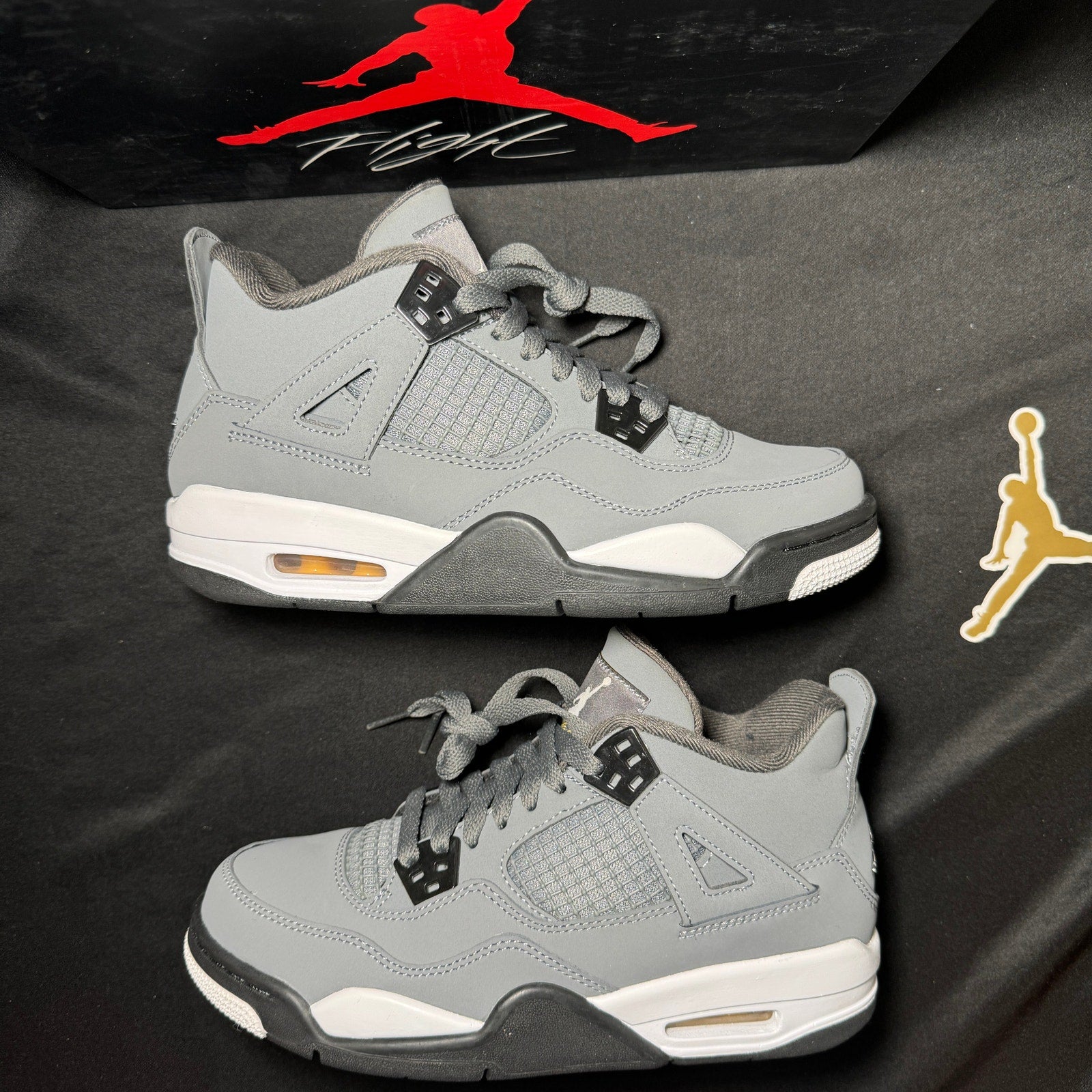 Air Jordan 4 Retro GS Cool Grey 2019 Kids Shoes - Size 5