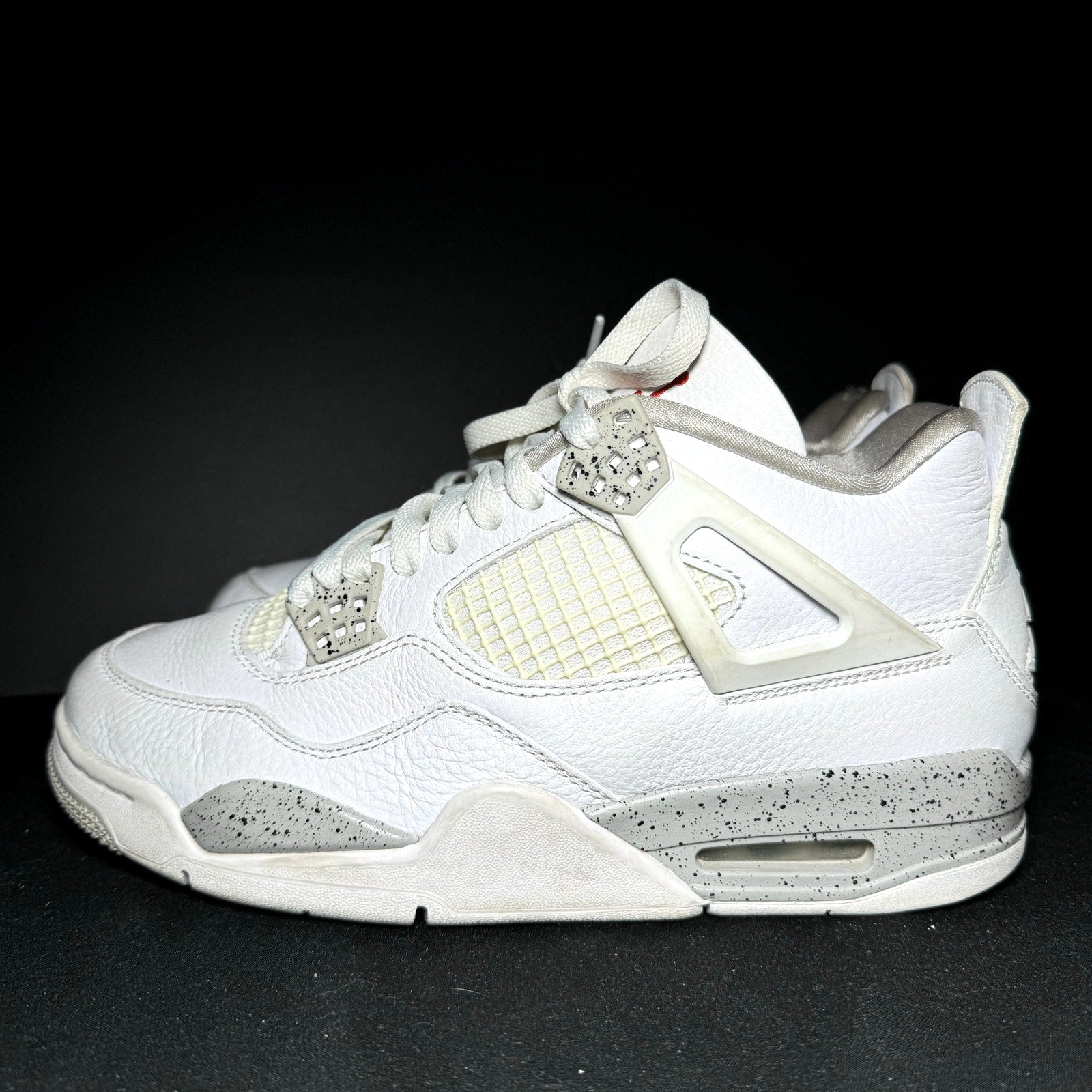 Air Jordan 4 Retro White Oreo Men's Shoes - Size 7.5