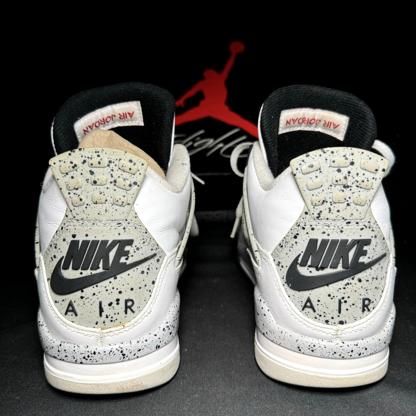 Air Jordan 4 Retro OG White Cement 2016 Men's Shoes- Size 8