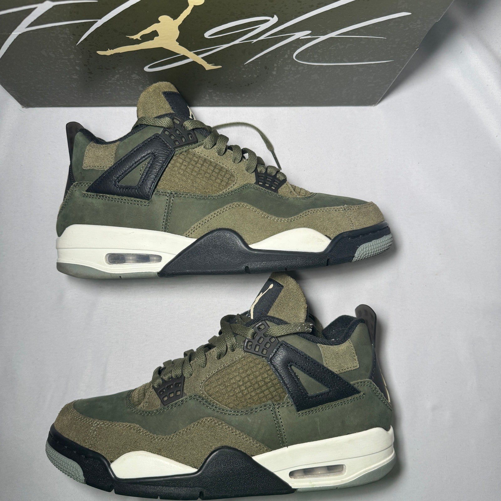 Air Jordan 4 Retro SE Craft Olive Men's Shoes - Size 9.5