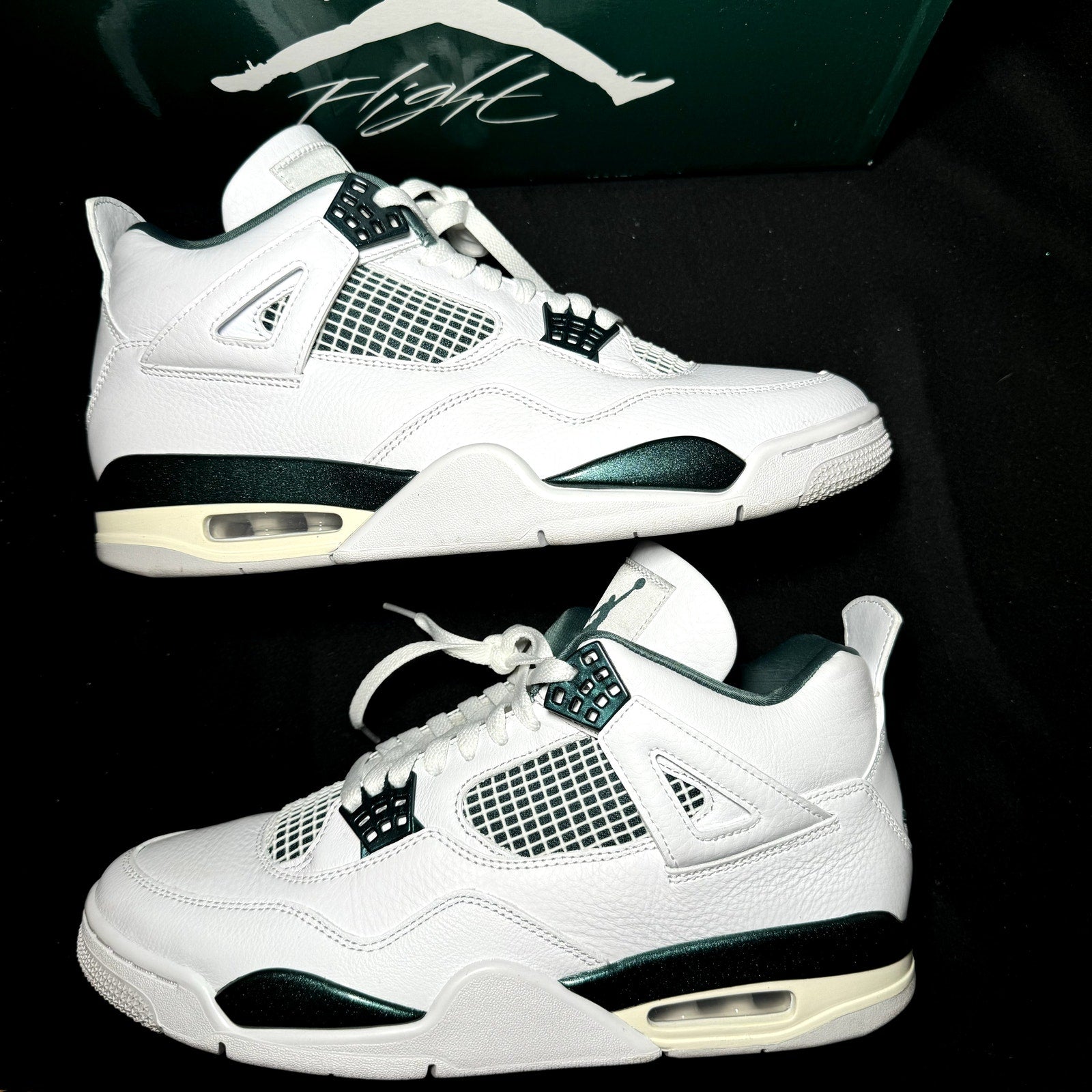 Air Jordan 4 Retro Oxidized Green Men's Shoes - Size 10.5