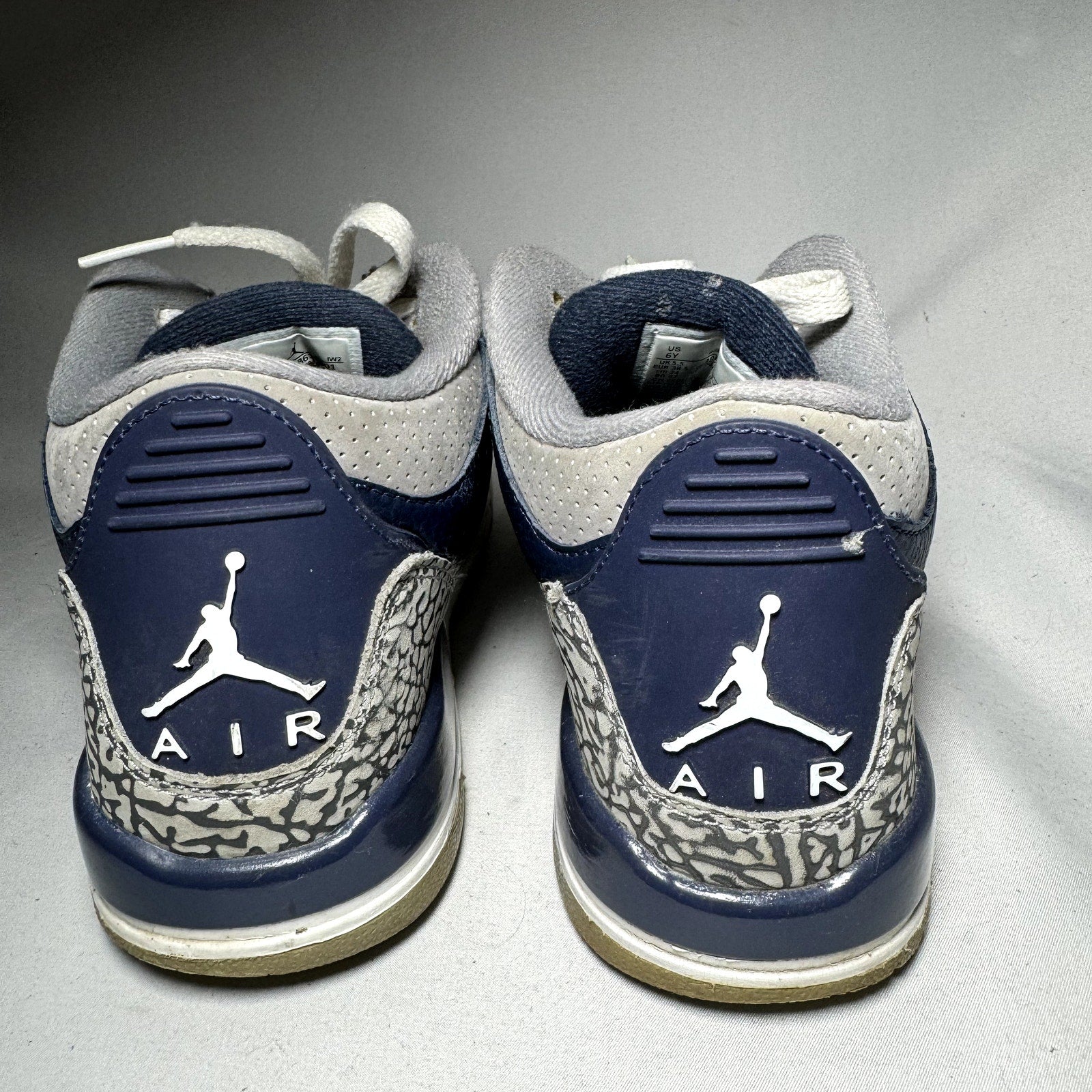 Air Jordan 3 Retro GS Georgetown Kids Shoes - Size 6