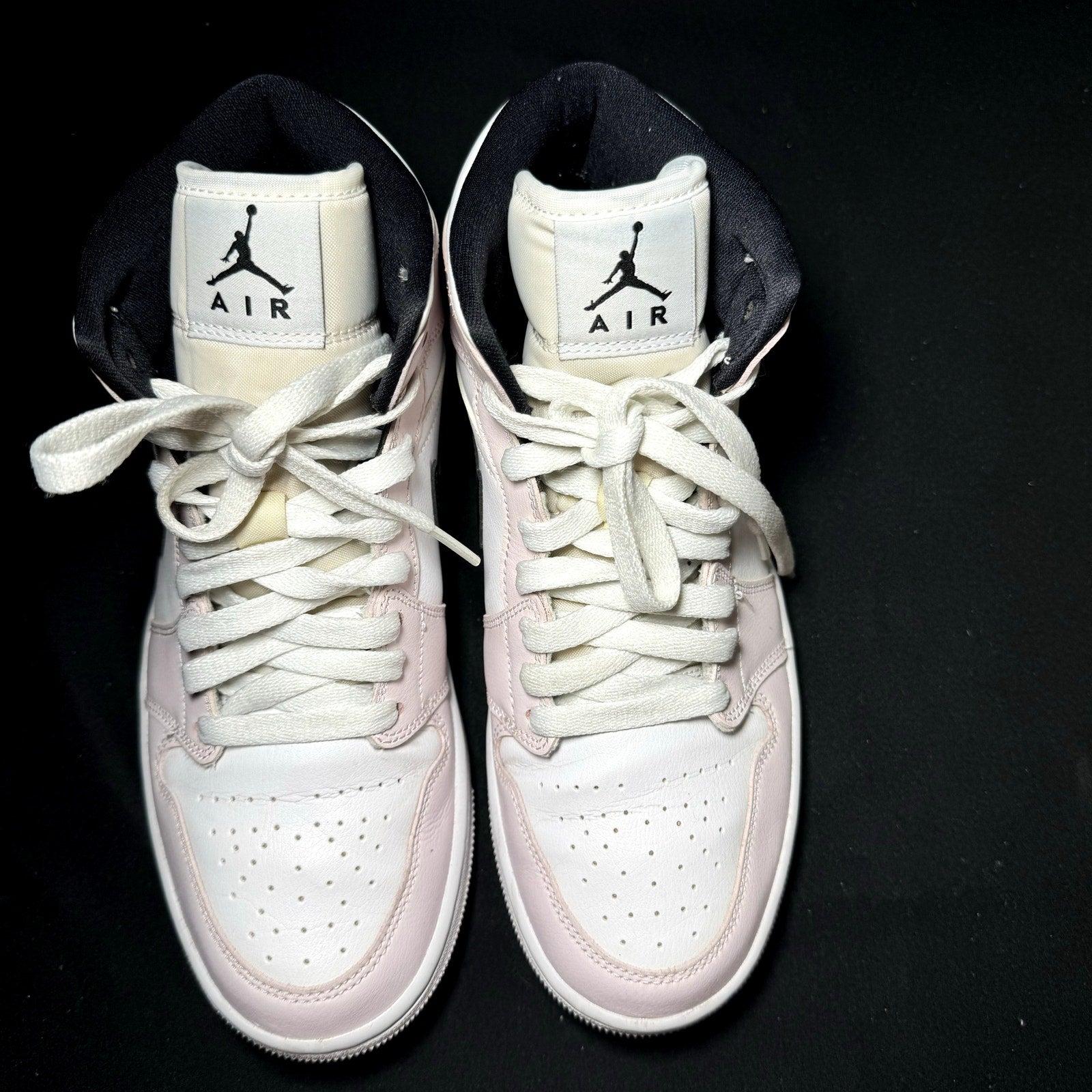 Air Jordan 1 Mid Barely Rose Women's Shoes - Size 9