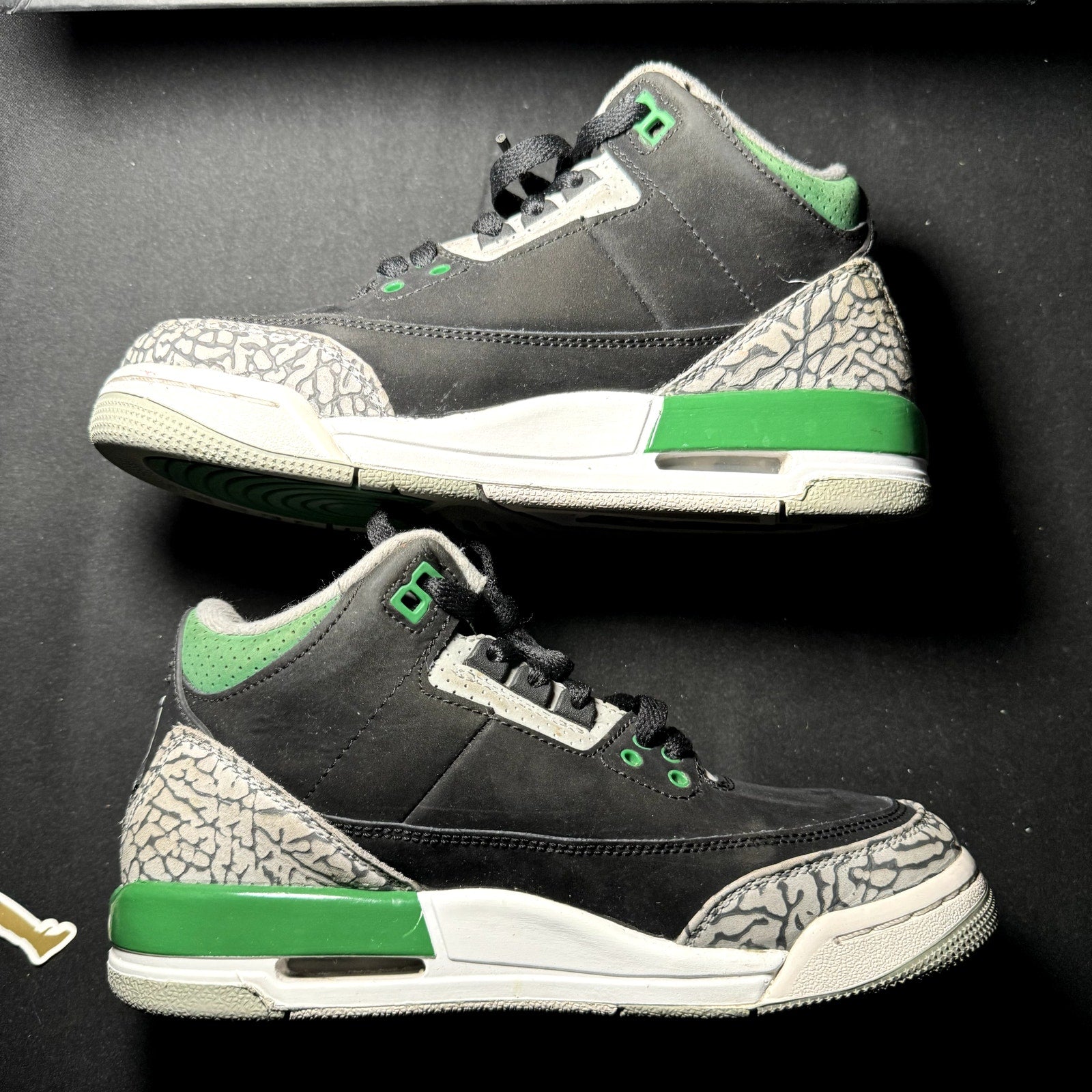 Air Jordan 3 Retro GS Pine Green 2021 Kids Shoes - Size 5