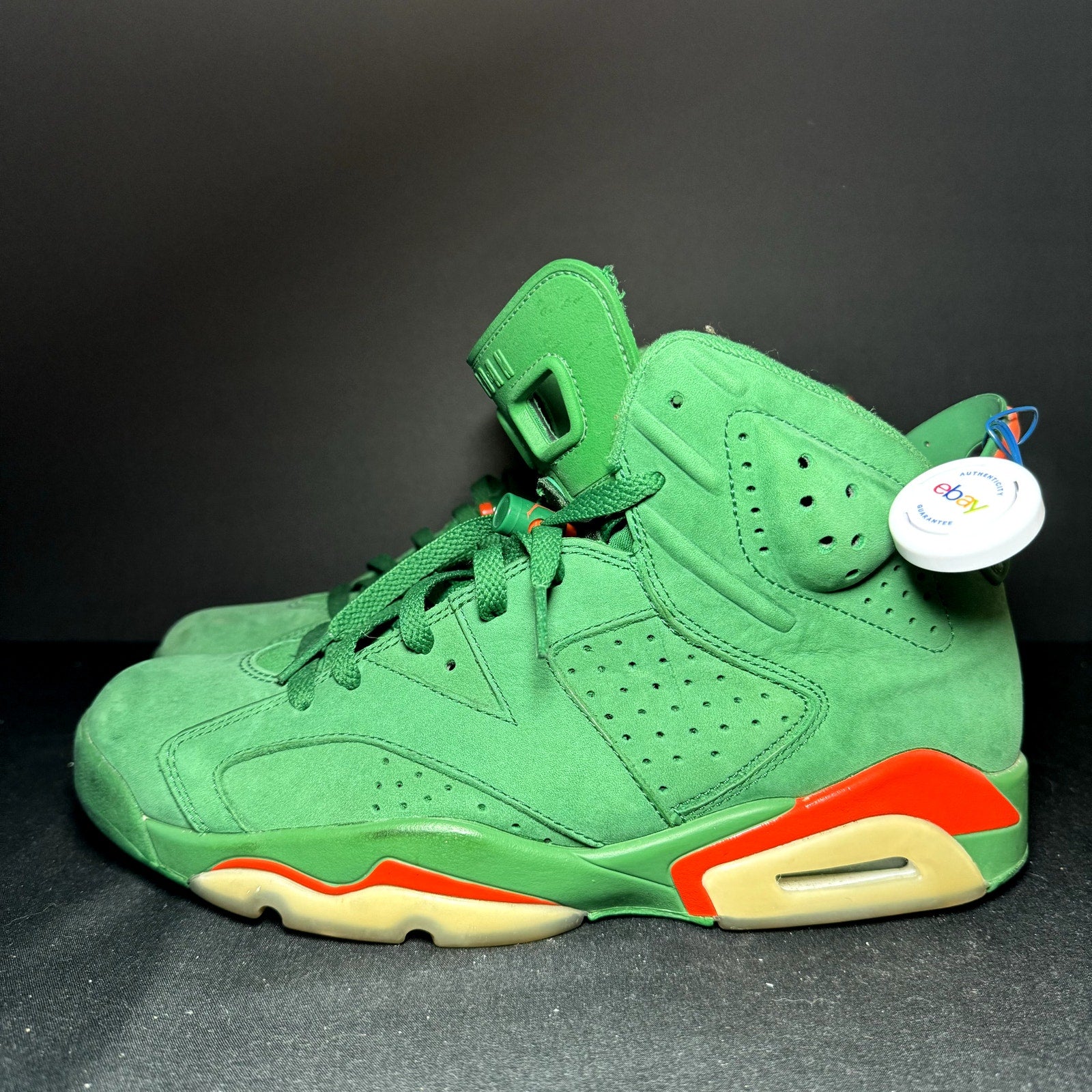 Air Jordan 6 Retro NRG Green Suede Gatorade Men's Shoes - Size 9