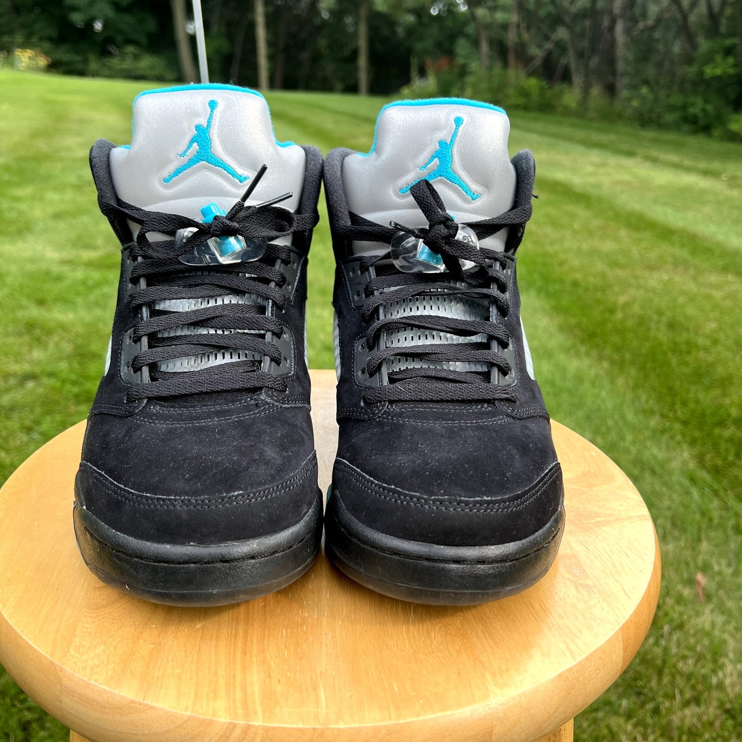 Air Jordan 5 Retro Aqua Men's Shoes - Size 10