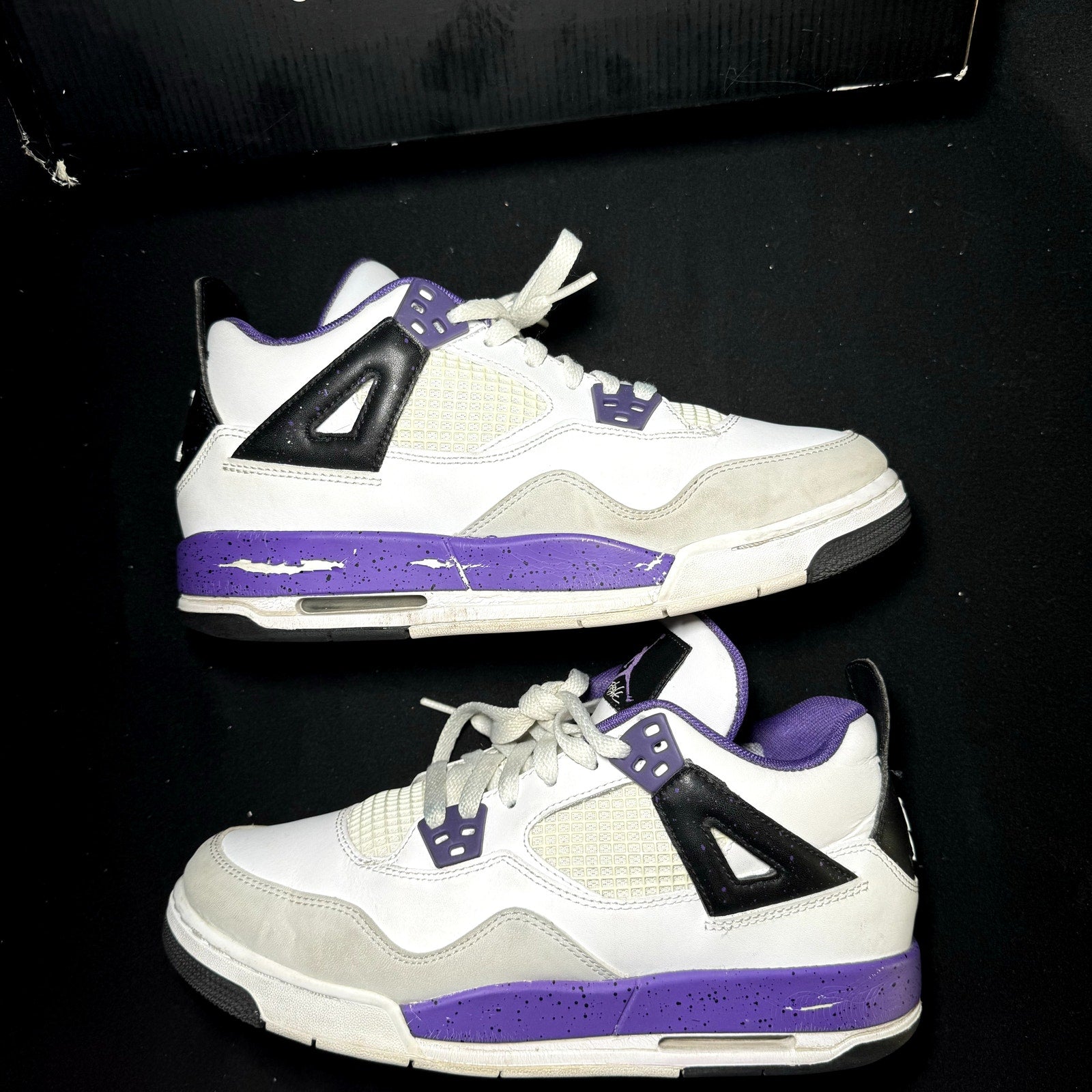 Air Jordan 4 Retro GS Ultraviolet Kids Shoes - Size 7