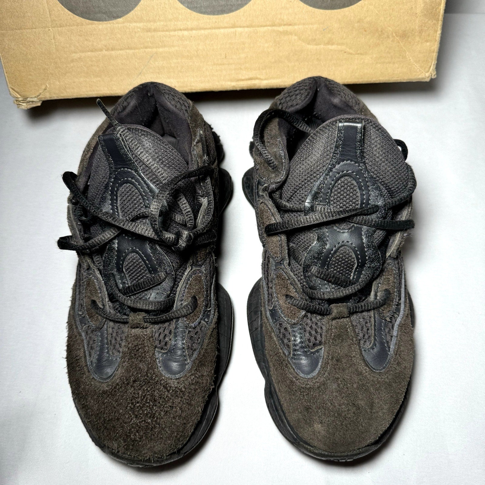 Adidas Yeezy 500 Utility Black 2018 Kids Shoes - Size 6