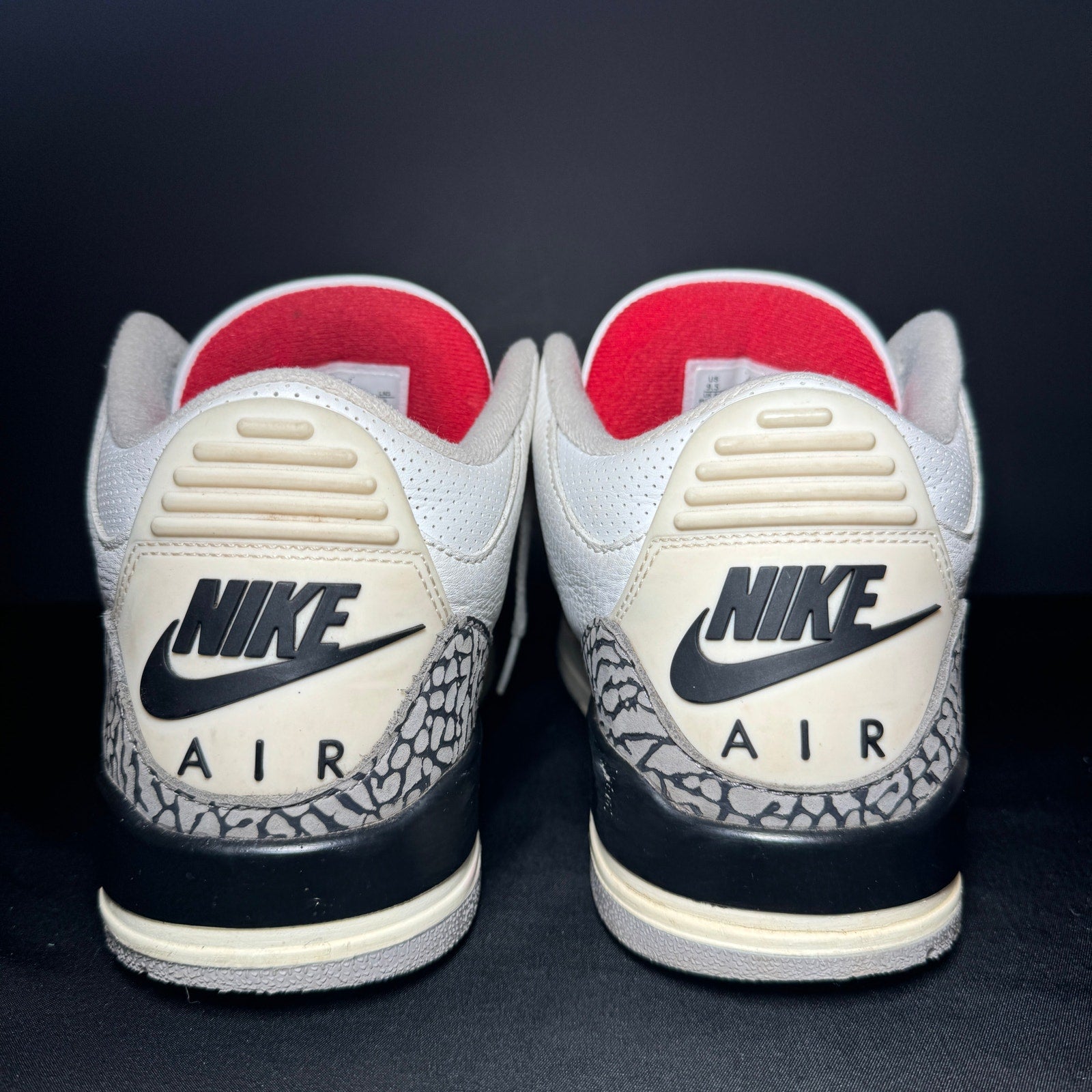 Air Jordan 3 Retro White Cement Reimagined Men's Shoes - Size 9.5