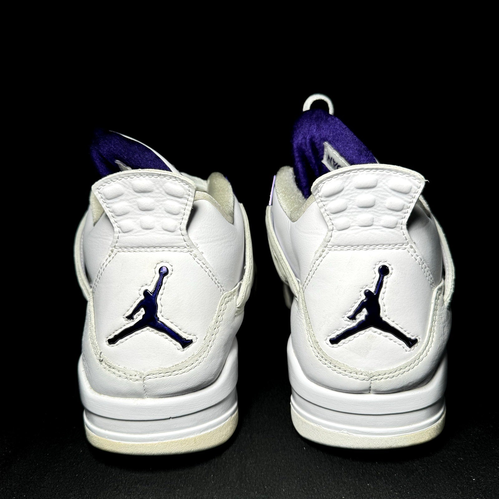 Air Jordan 4 Retro Purple Metallic Men's Shoes - Size 9