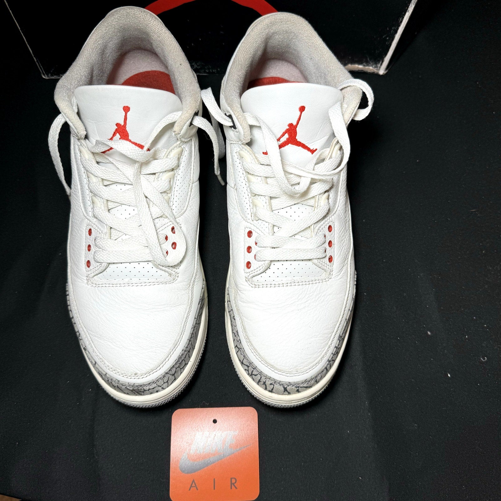 Air Jordan 3 Retro White Cement Reimagined Men's Shoes - Size 9.5