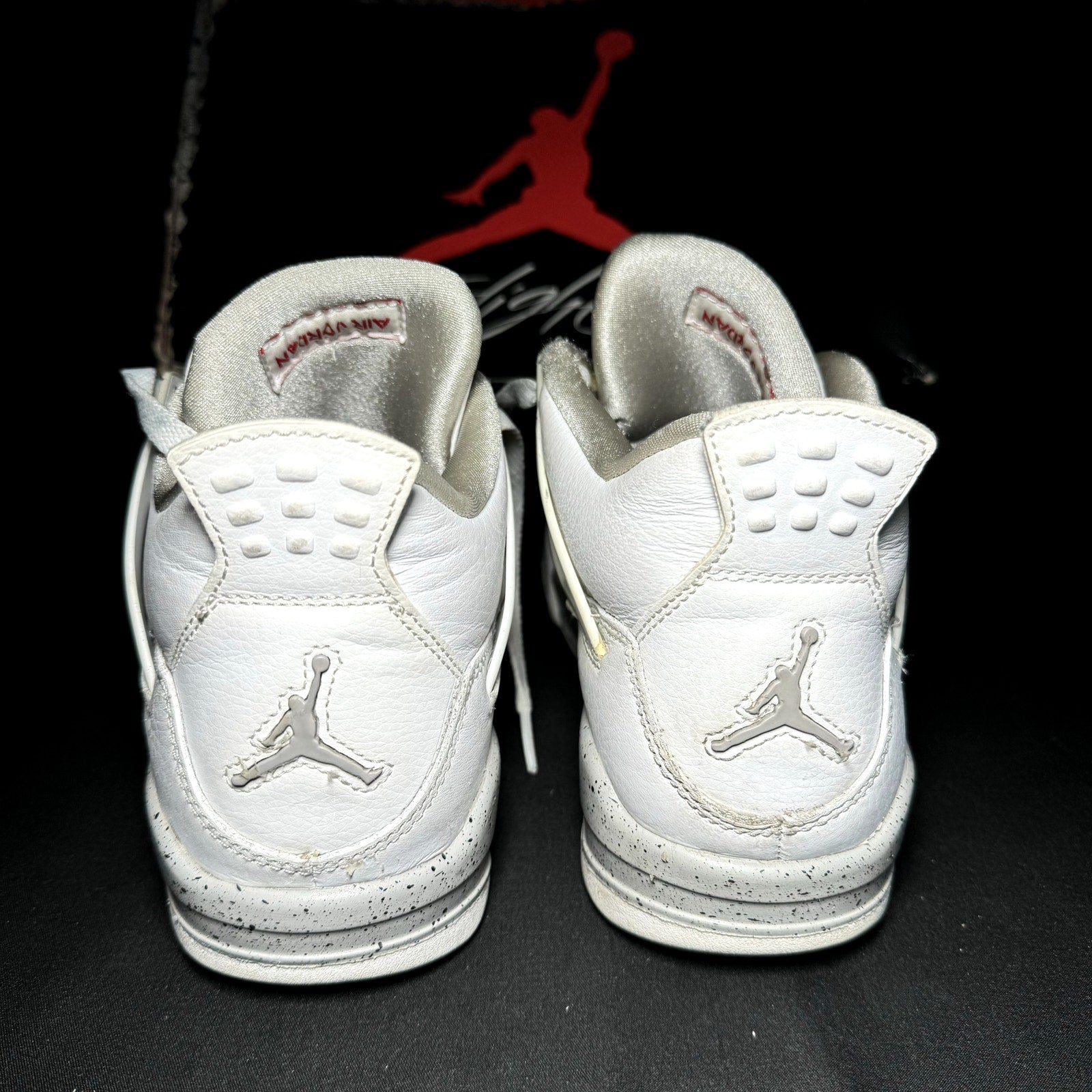 Air Jordan 4 Retro GS White Oreo 2021 Men's Shoes  - Size 7