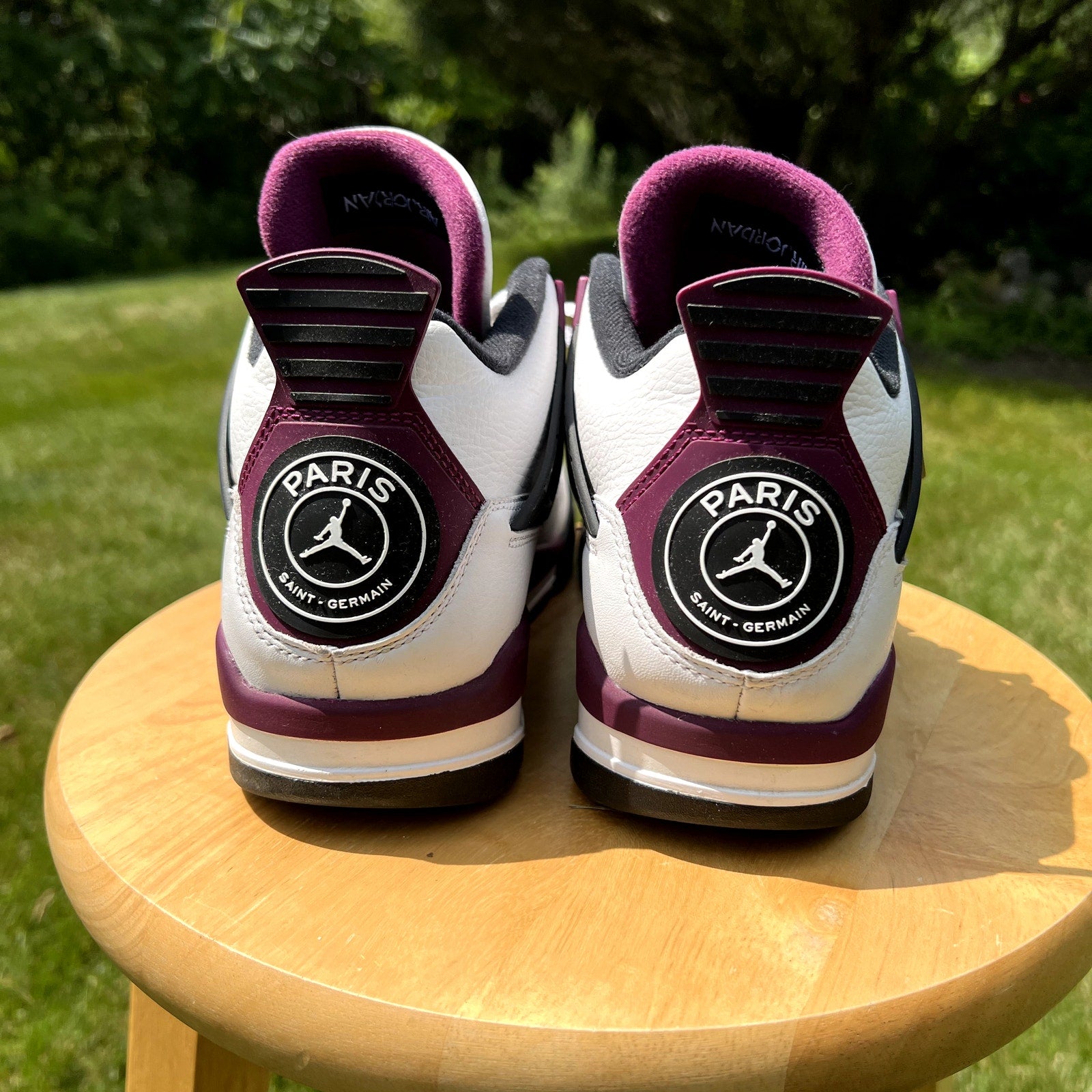 Paris Saint-Germain x Air Jordan 4 Retro Bordeaux Men's Shoes - Size 7.5