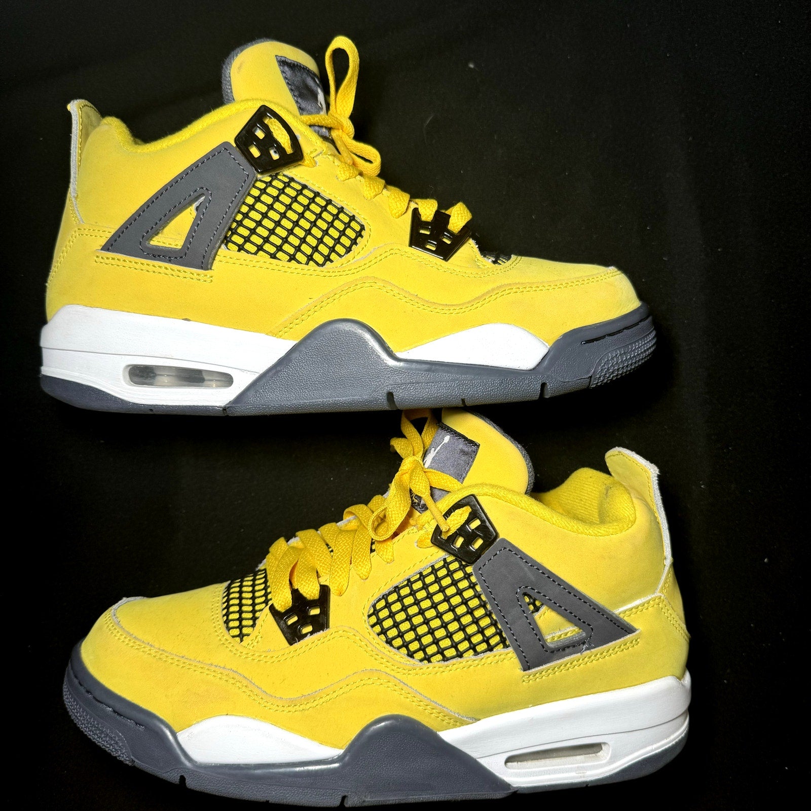 Air Jordan 4 Retro GS Lightning 2021 Kids Shoes - Size 6.5