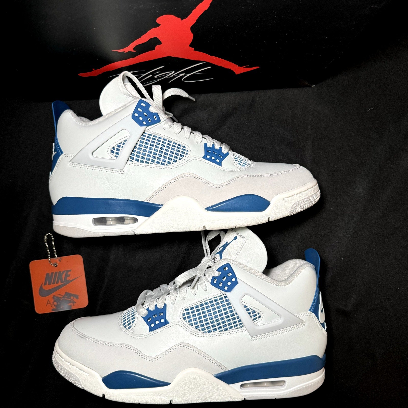 Air Jordan 4 Retro Military Blue 2024 Men's Shoes - Size 11