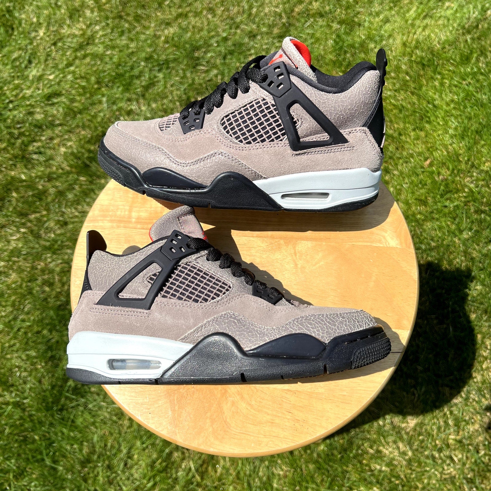 Air Jordan 4 Retro GS Taupe Haze Kids Shoes - Size 5