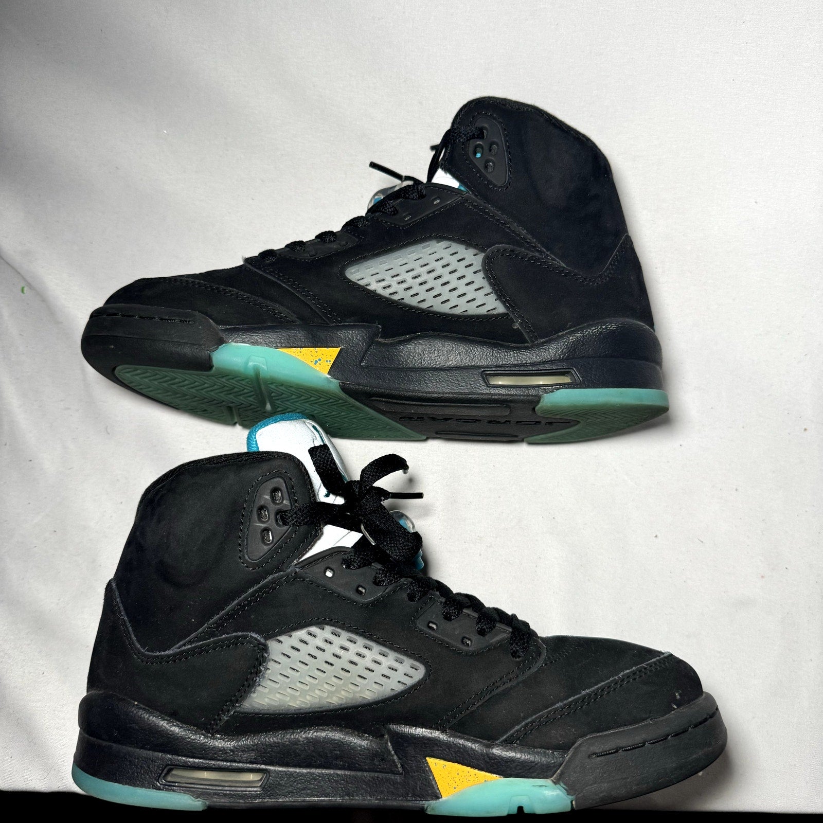 Air Jordan 5 Retro GS Aqua Kids Shoes - Size 7