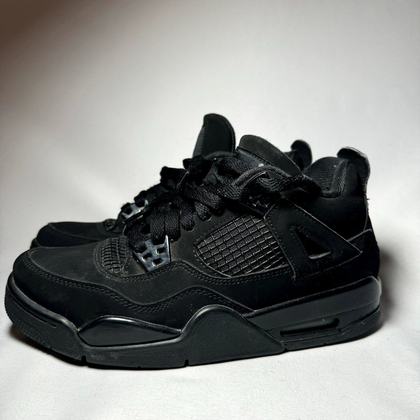 Air Jordan 4 Retro GS Black Cat 2020 Kids Shoes - Size 6