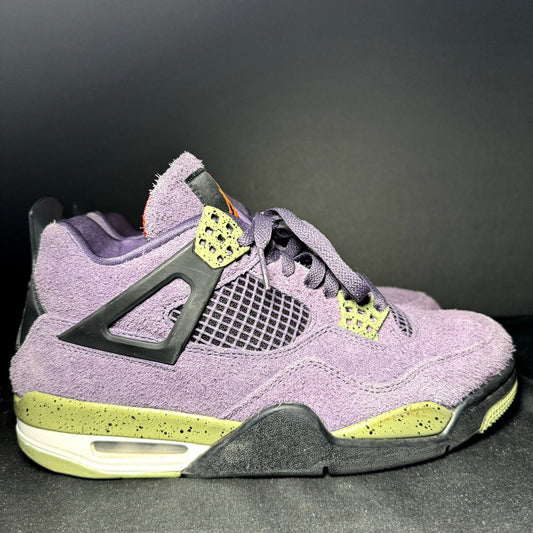 Air Jordan 4 Retro Canyon Purple Women's Shoes - Size 9.5