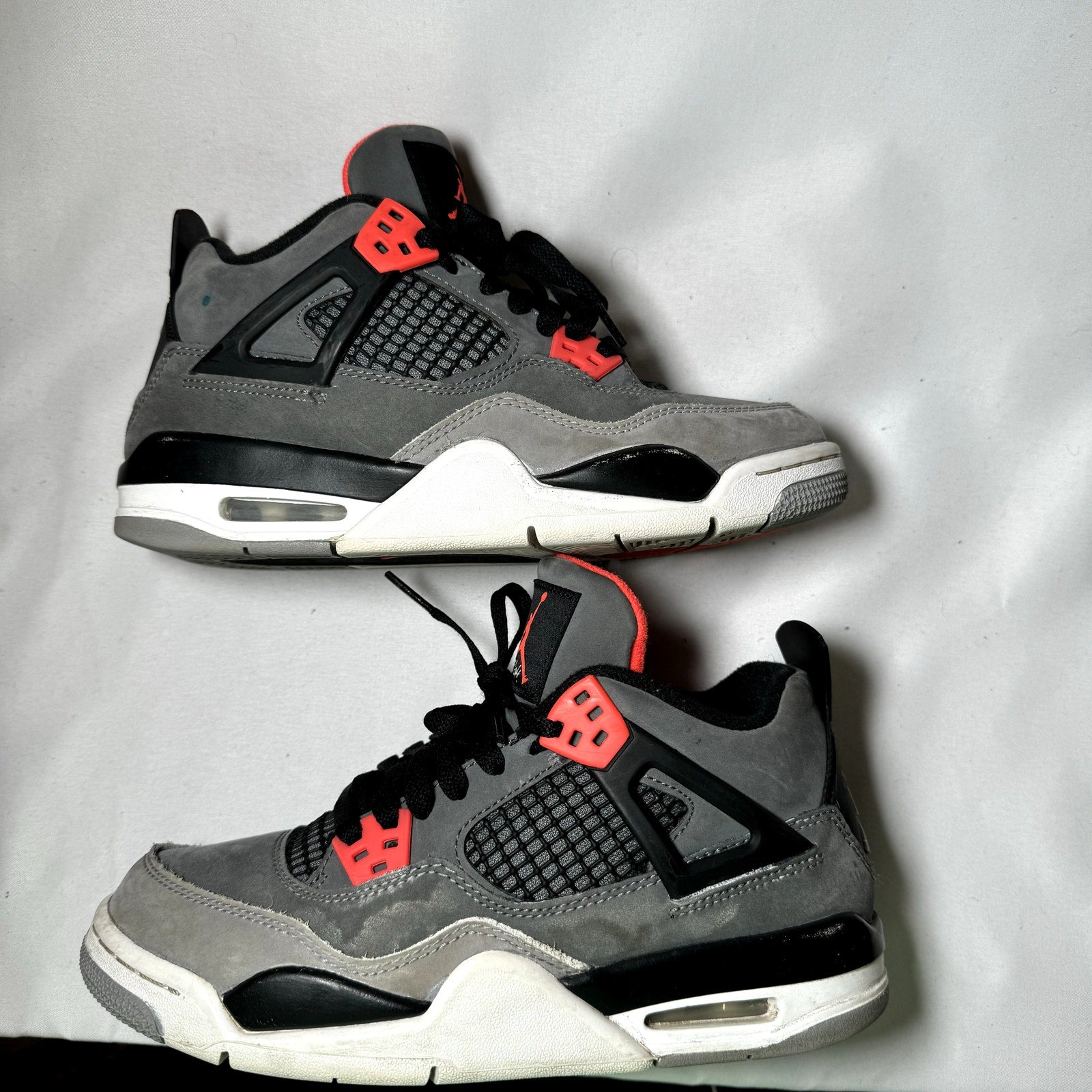 Air Jordan 4 Retro GS Infrared Kids Shoes - Size 5