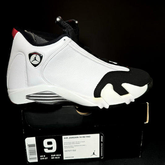 Air Jordan 14 Retro Black Toe 2014 Men's Shoes - Size 9