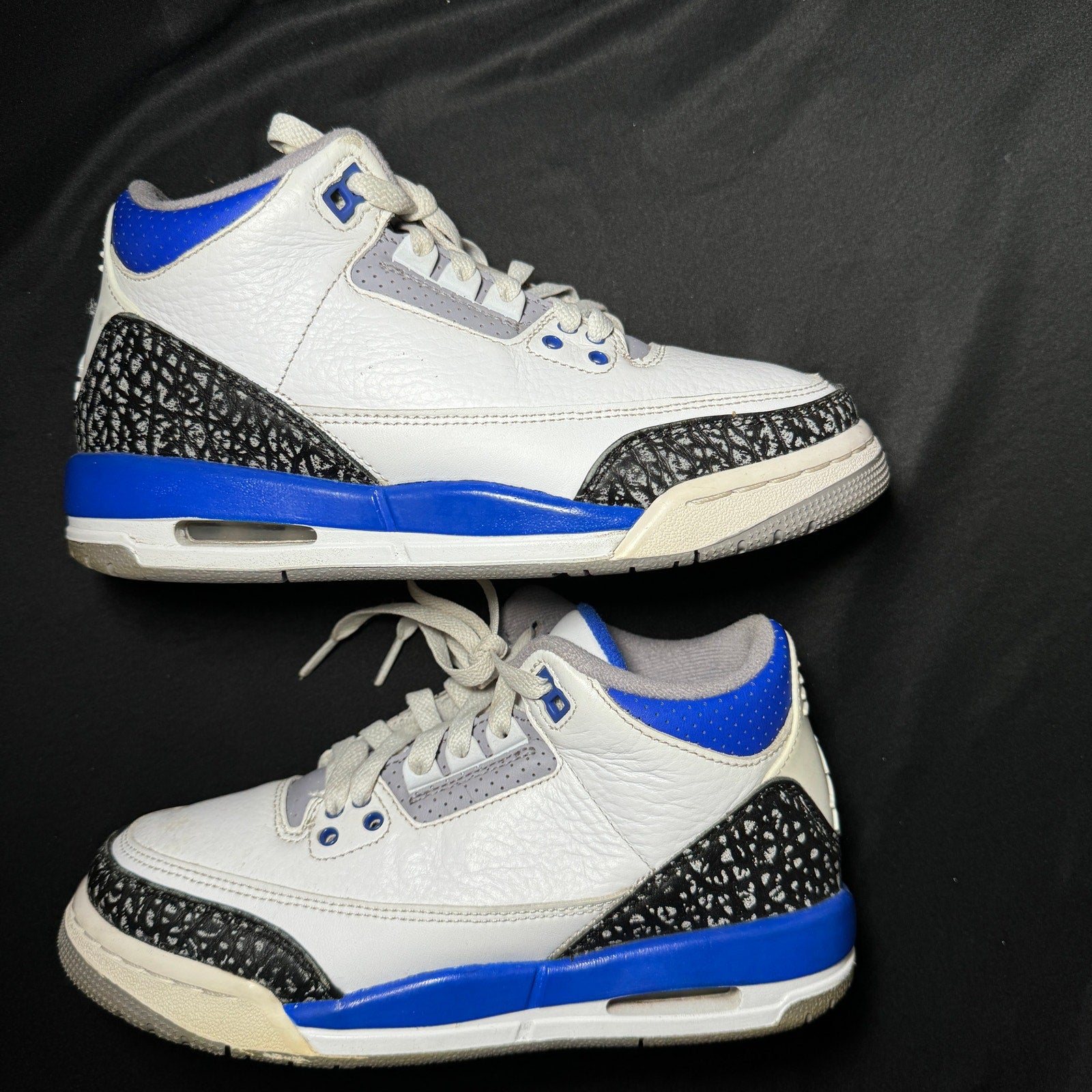 Air Jordan 3 Retro GS Racer Blue Men's Shoes - Size 5