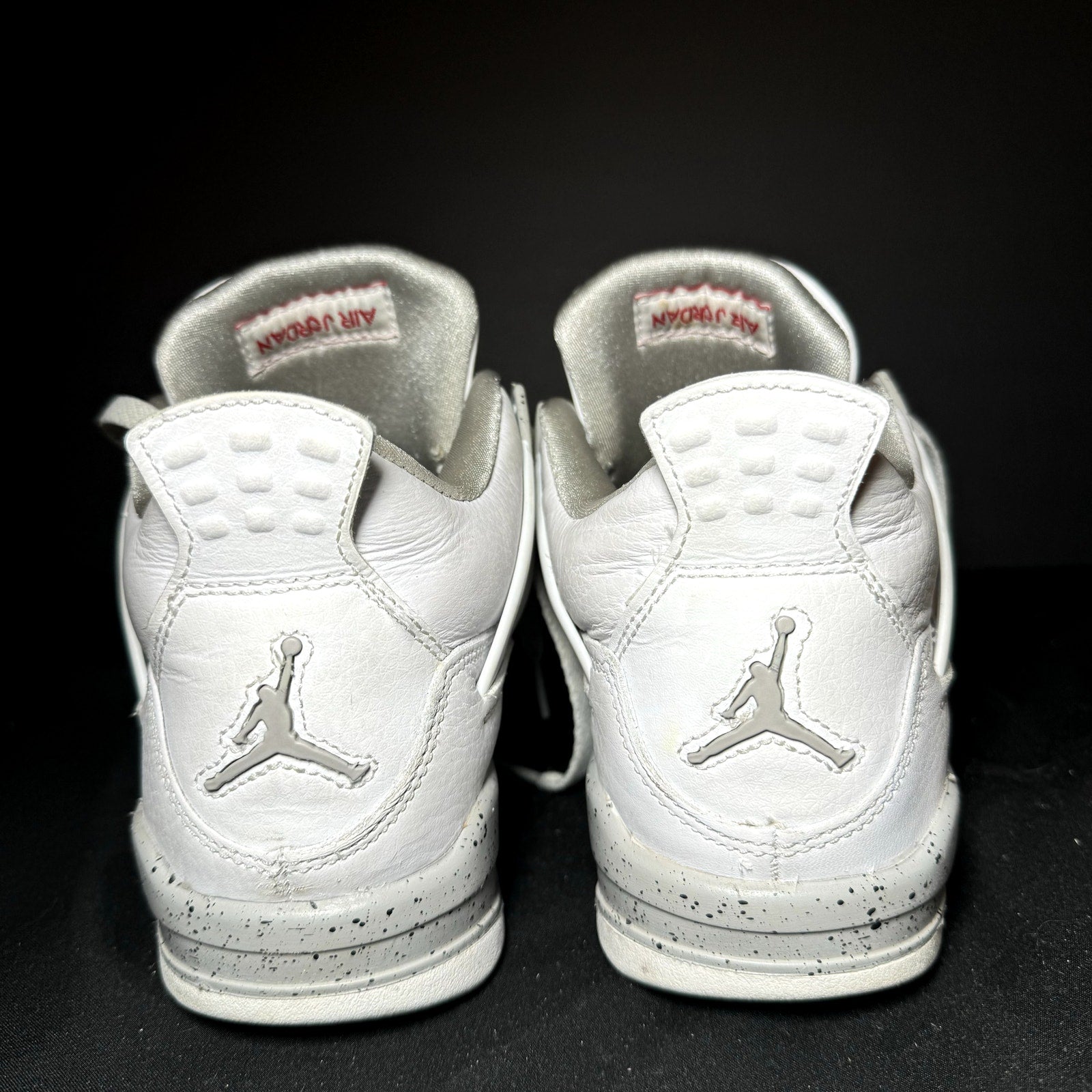 Air Jordan 4 Retro GS White Oreo Kids Shoes - Size 5