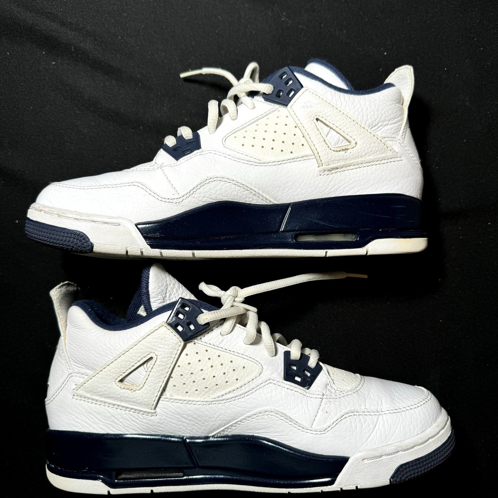 Air Jordan 4 Retro LS GS Columbia Kids Shoes - Size 6.5